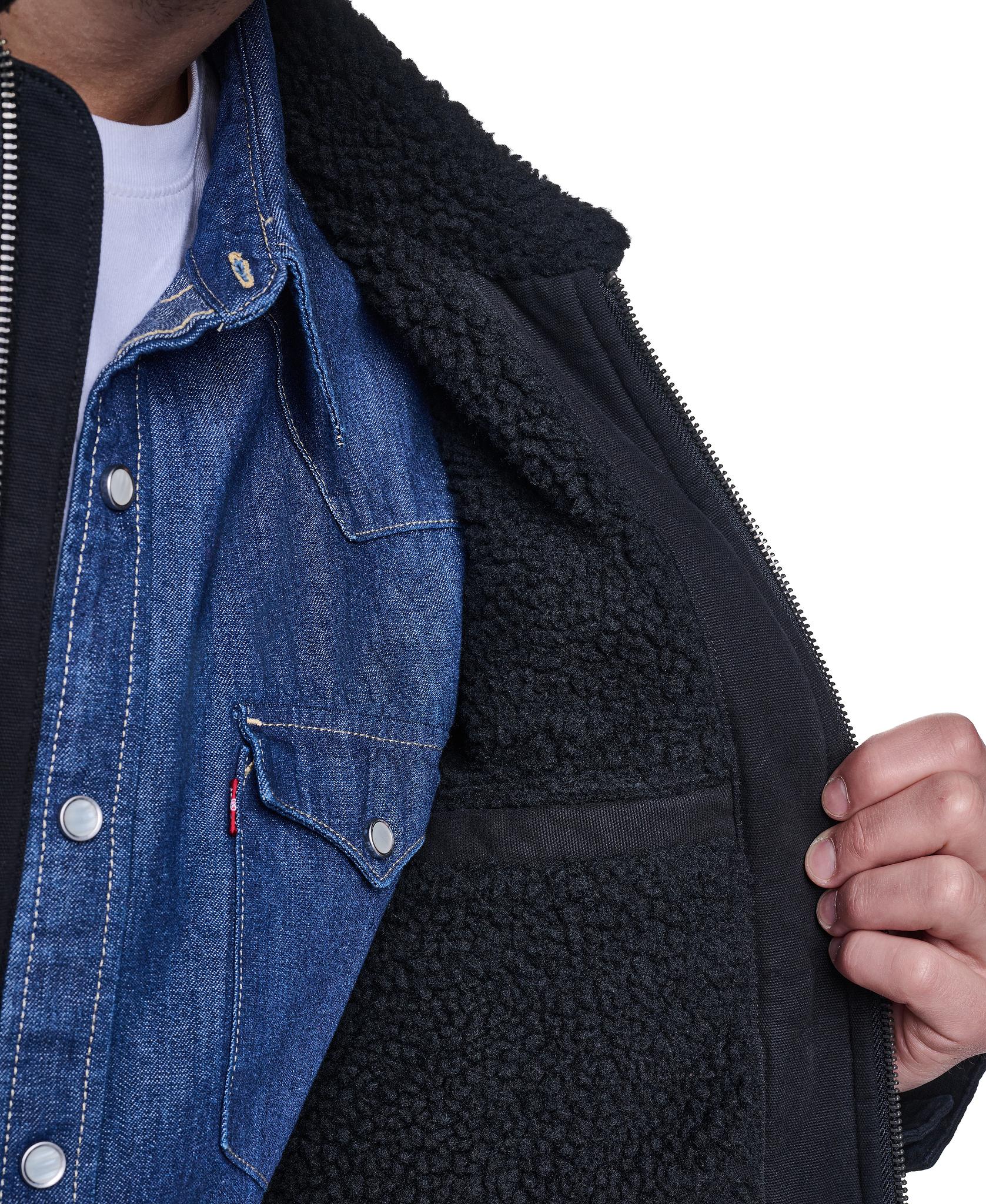Product gallery image number 4 for product Sherpa Lined Utility Cotton Jacket - Men's