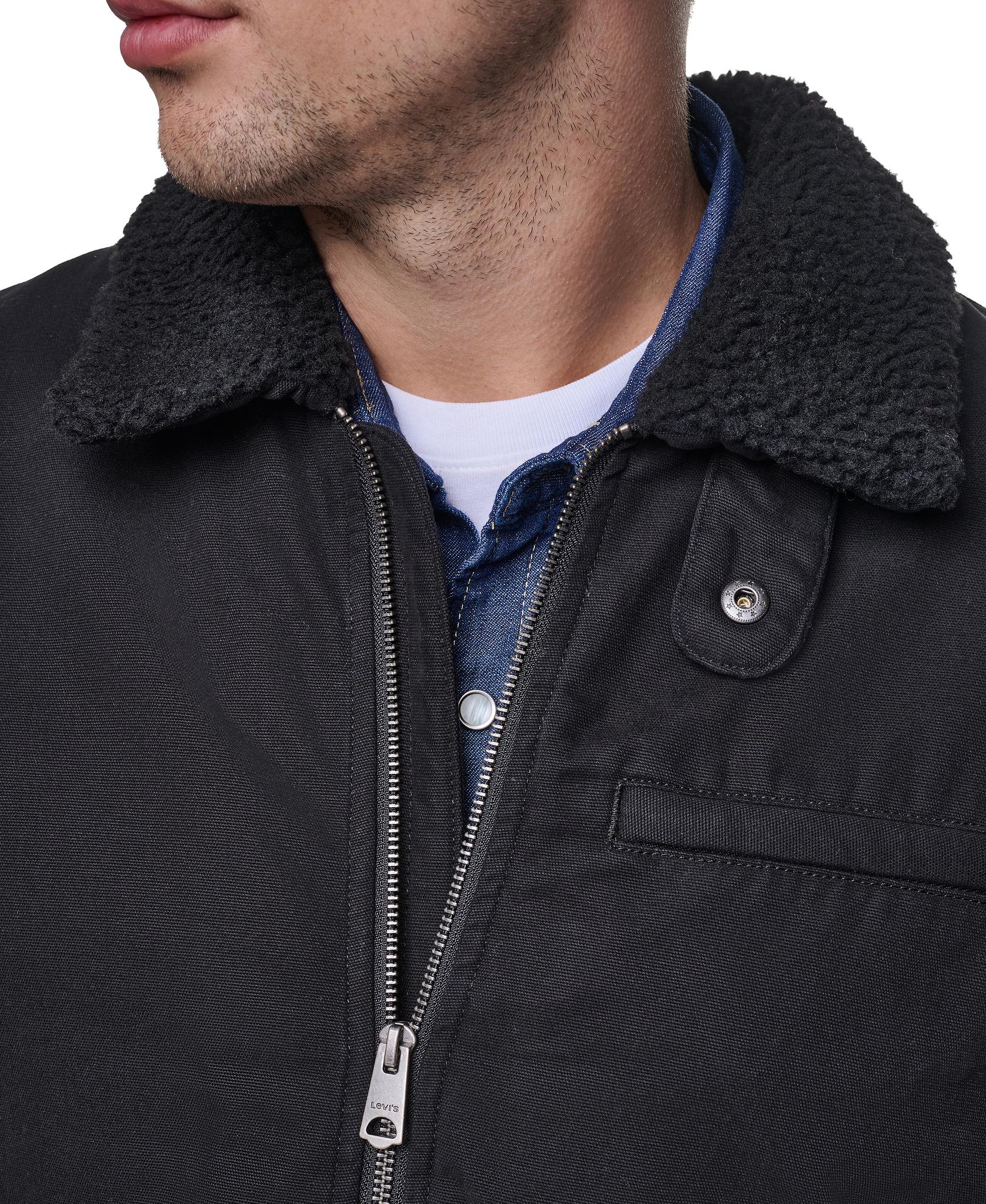 Product gallery image number 3 for product Sherpa Lined Utility Cotton Jacket - Men's
