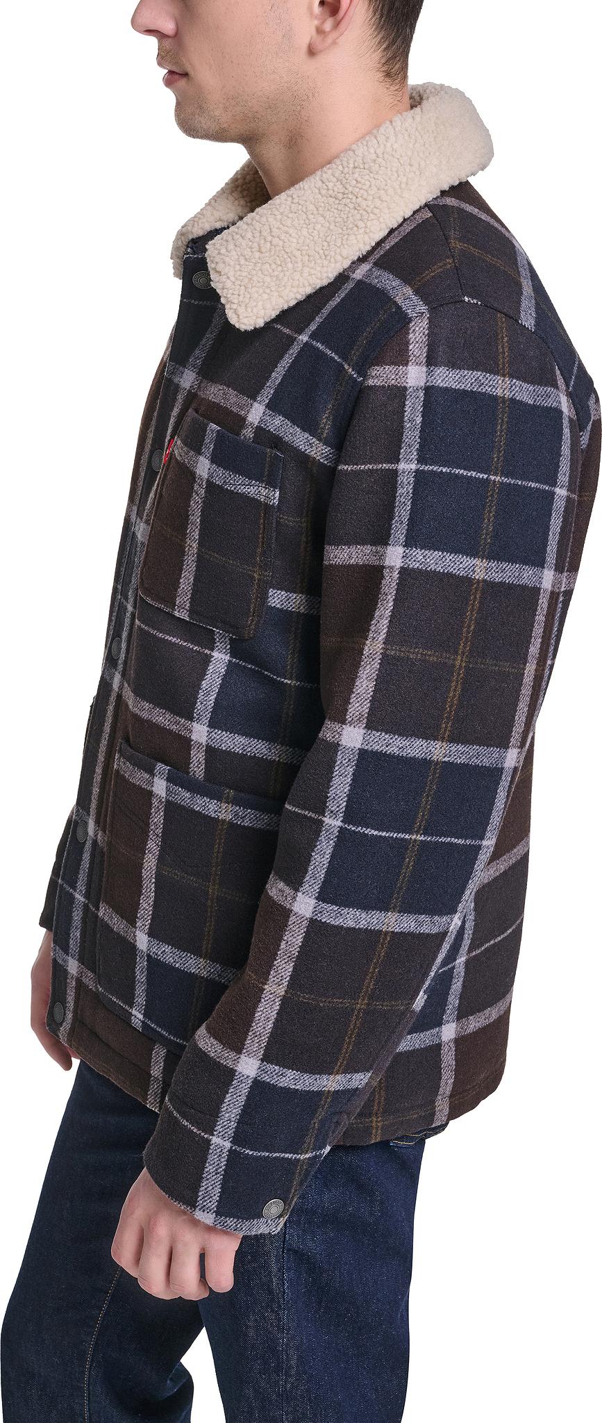 Product gallery image number 2 for product Wool Blend Sherpa Collar Chore Coat - Men's