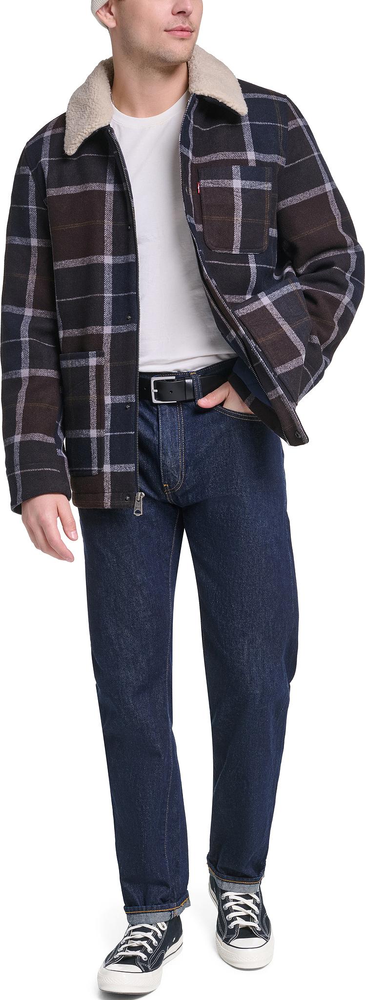 Product gallery image number 4 for product Wool Blend Sherpa Collar Chore Coat - Men's