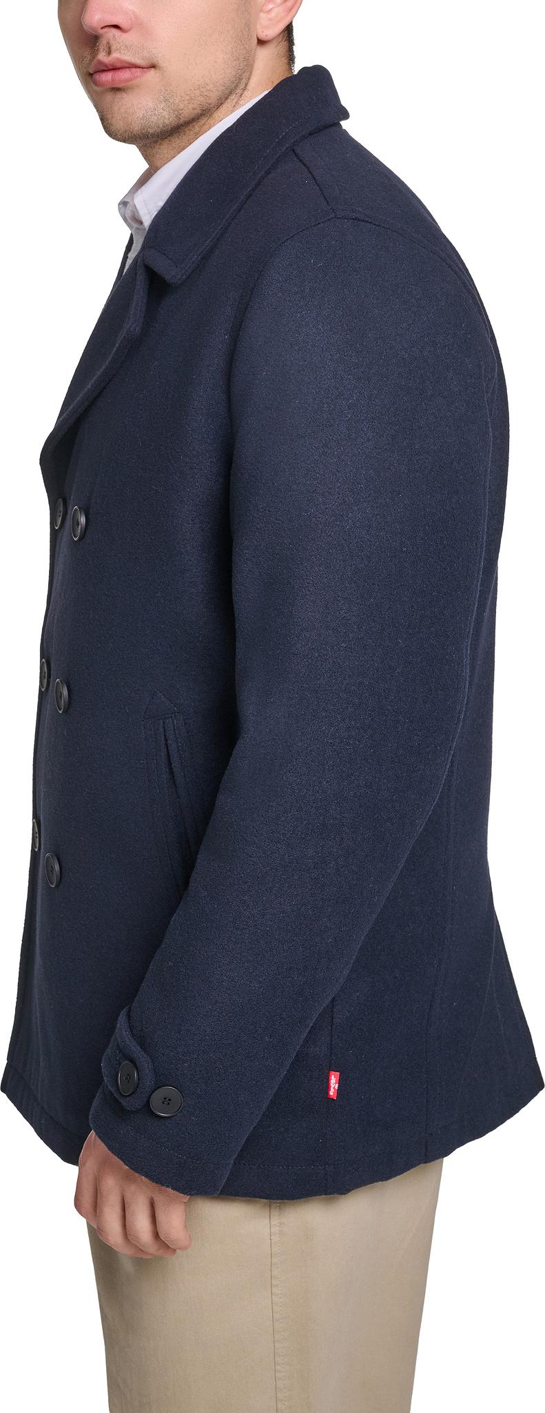 Product gallery image number 5 for product Refined Wool Peacoat - Men's