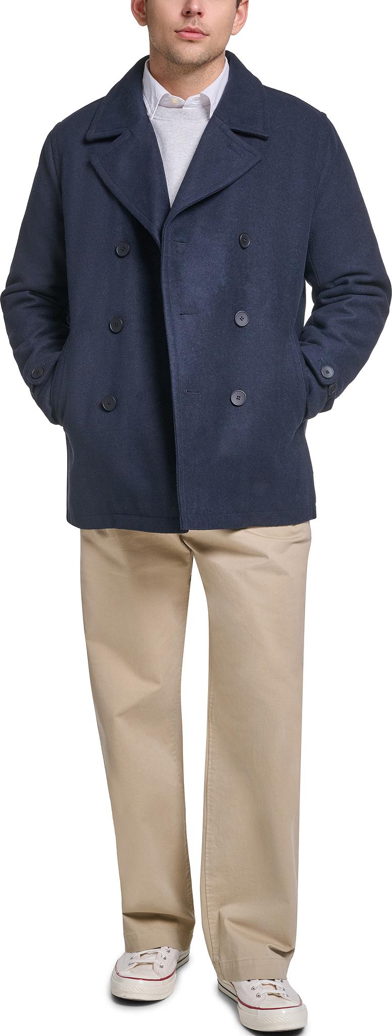 Product gallery image number 2 for product Refined Wool Peacoat - Men's
