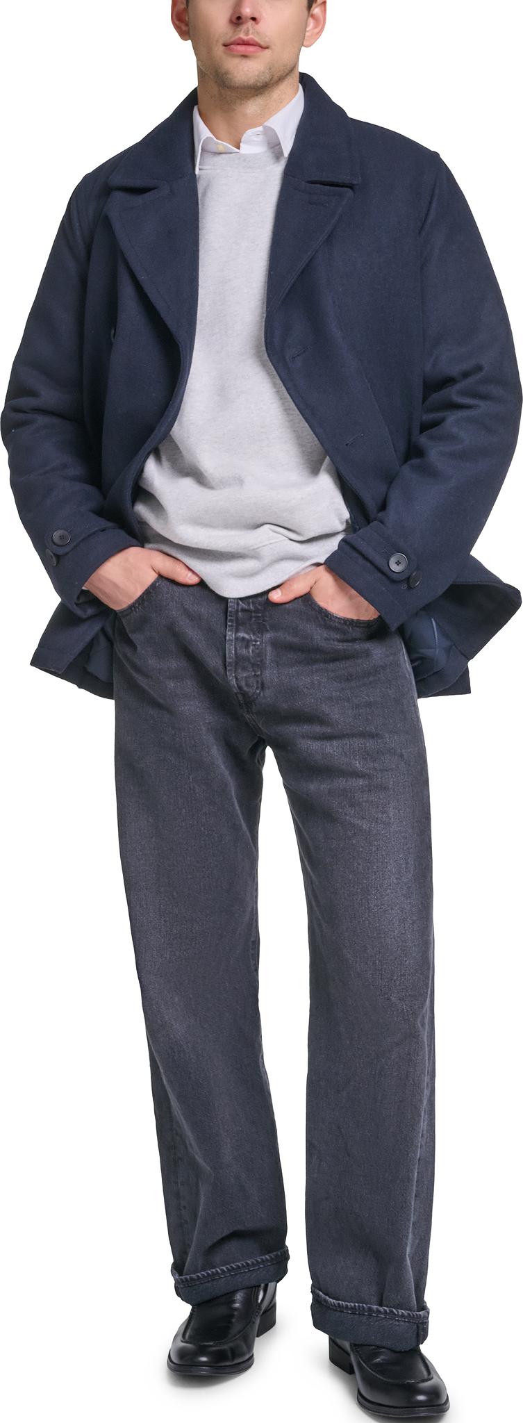 Product gallery image number 3 for product Refined Wool Peacoat - Men's