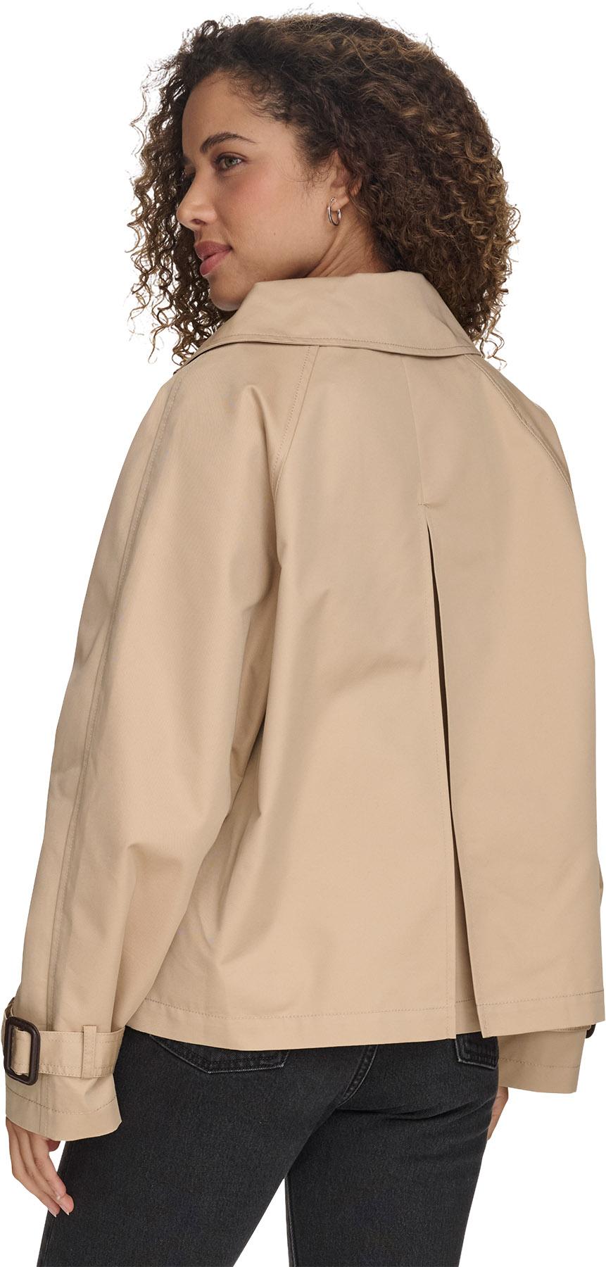 Product gallery image number 2 for product Trenchcoat court à double boutonnage - Femme