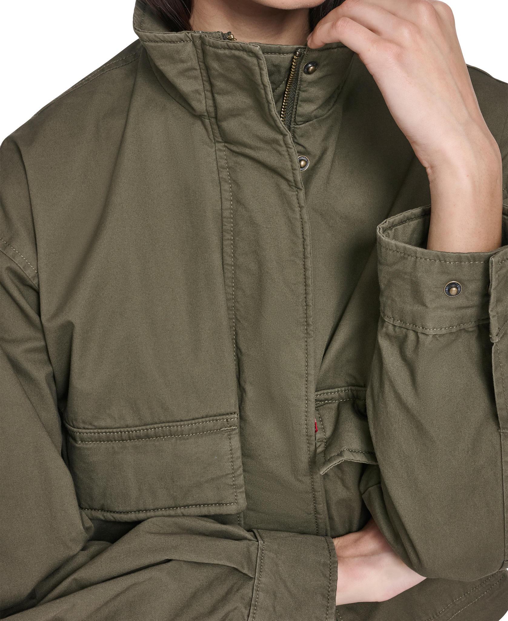 Product gallery image number 6 for product Cropped Cotton Surplus Jacket - Women's