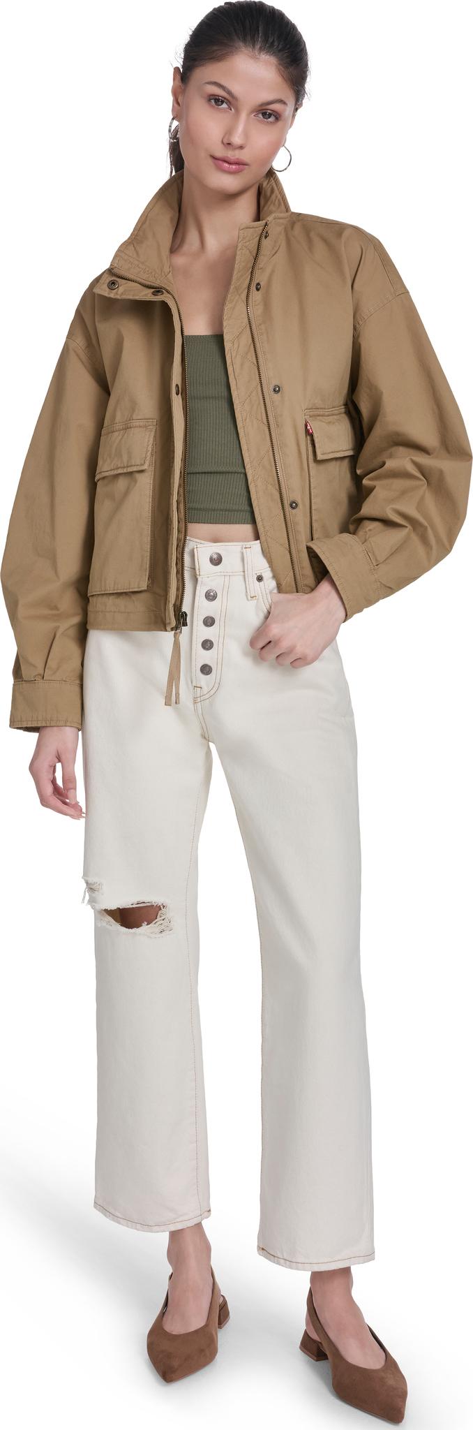 Product gallery image number 2 for product Manteau écourté en coton Surplus - Femme