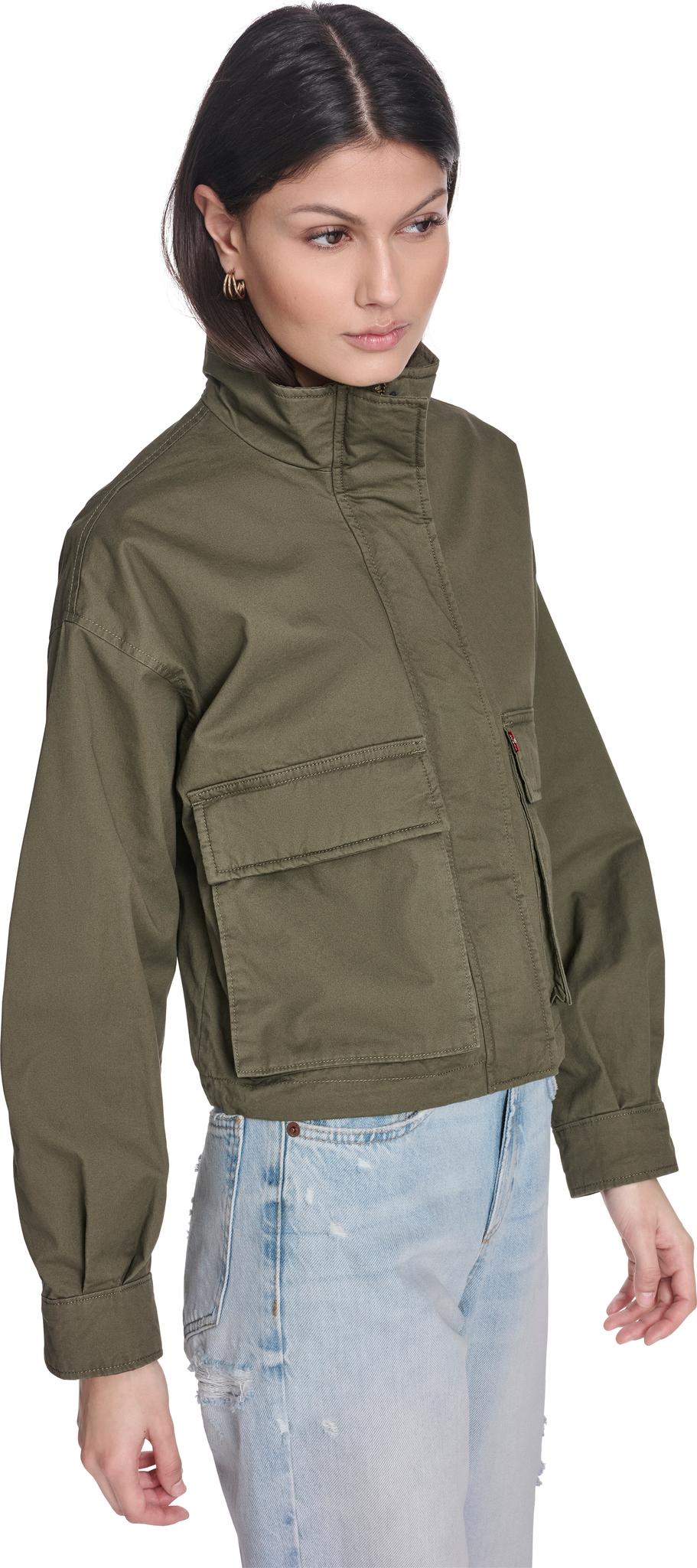 Product gallery image number 4 for product Cropped Cotton Surplus Jacket - Women's