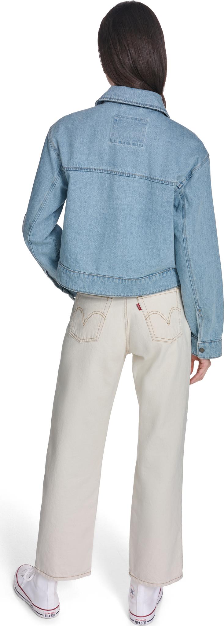 Product gallery image number 4 for product Manteau en coton à boutons-pression - Femme