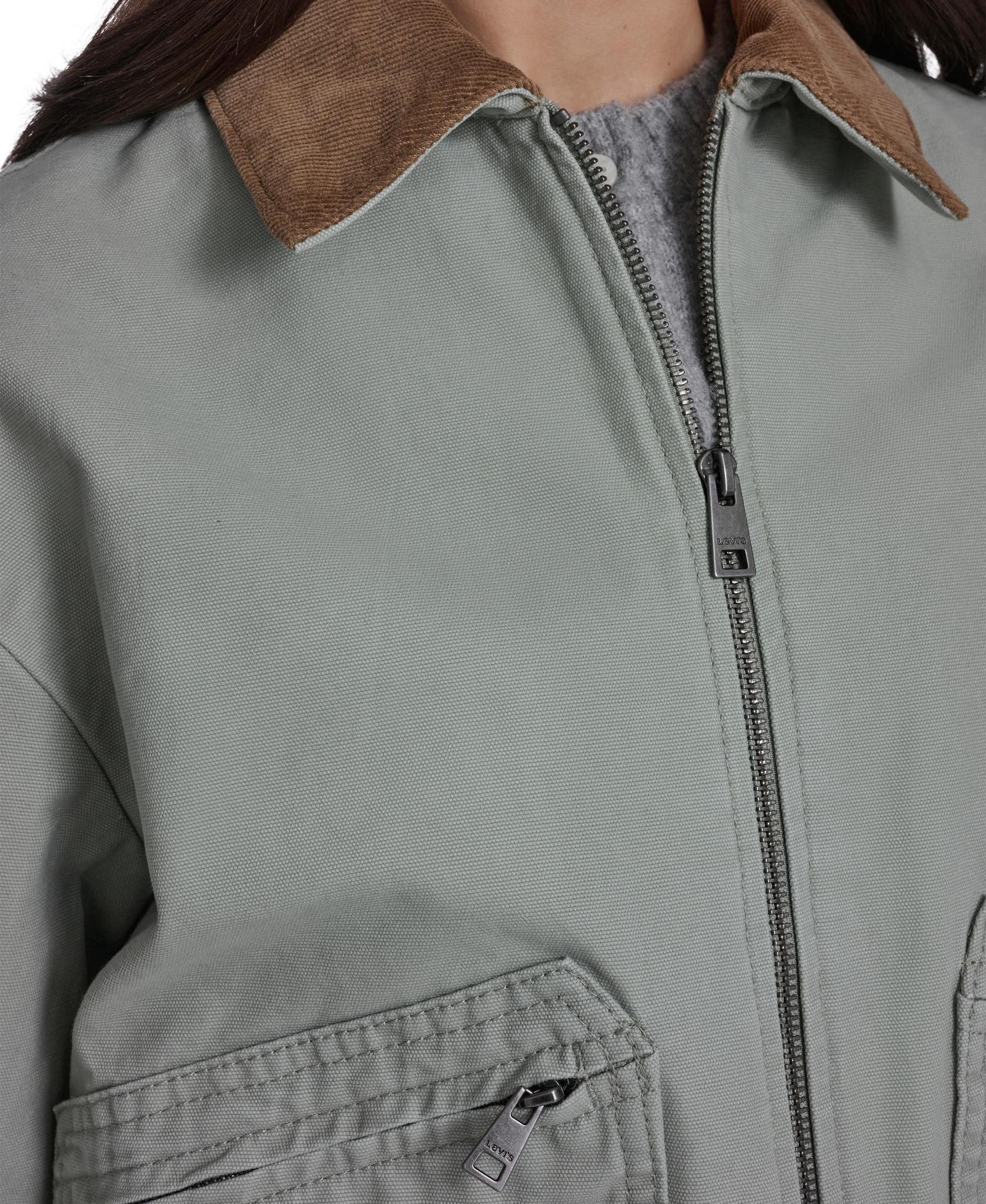 Product gallery image number 5 for product Manteau utilitaire en coton - Femme