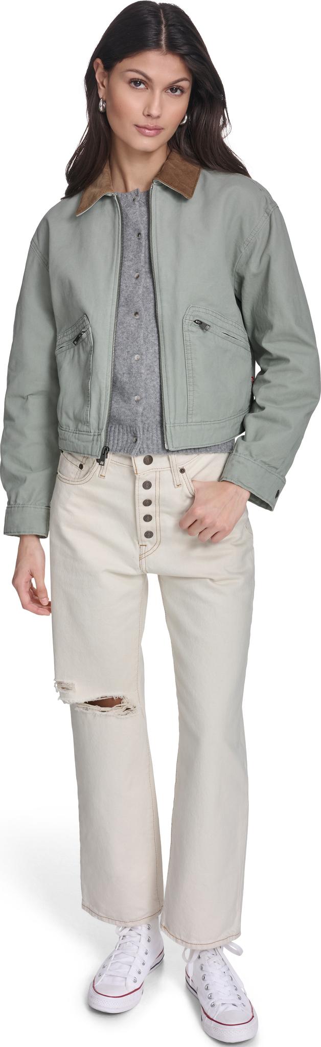 Product gallery image number 4 for product Manteau utilitaire en coton - Femme