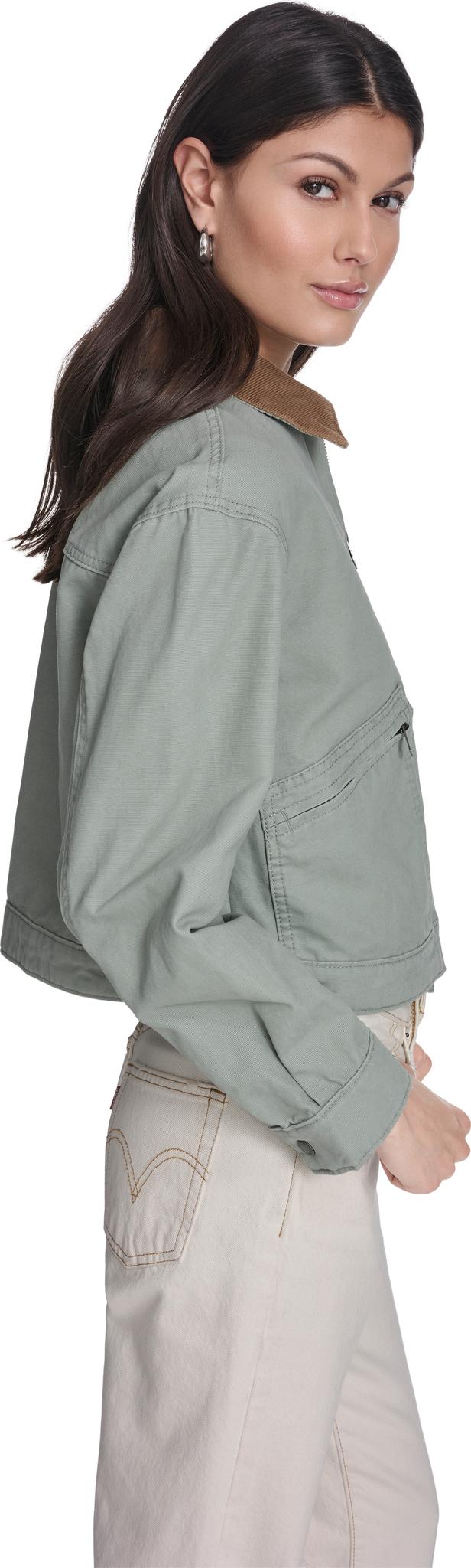 Product gallery image number 3 for product Manteau utilitaire en coton - Femme