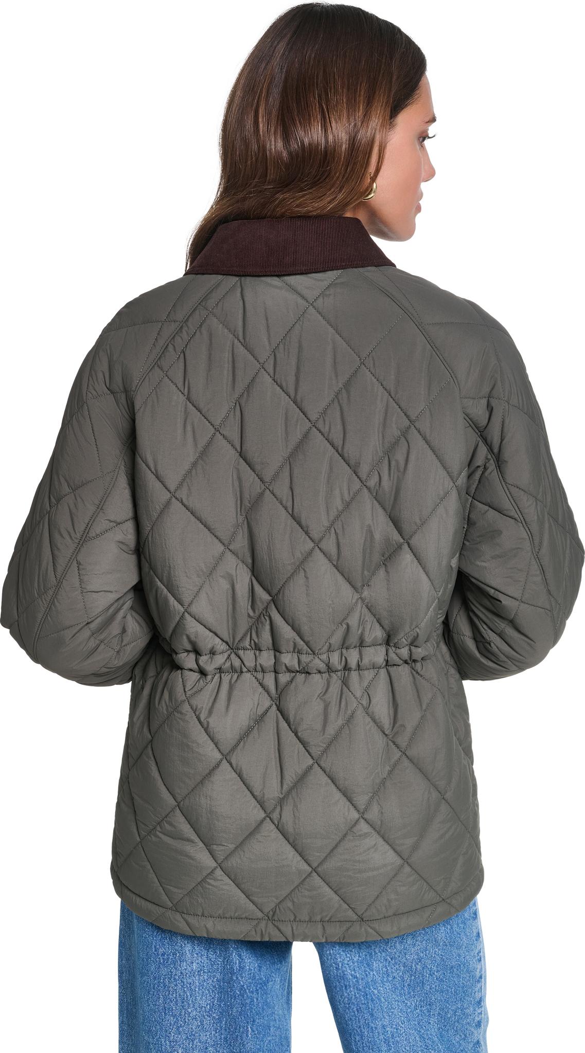 Numéro de l'image de la galerie de produits 7 pour le produit Manteau de travail matelassé à taille cintré - Femme