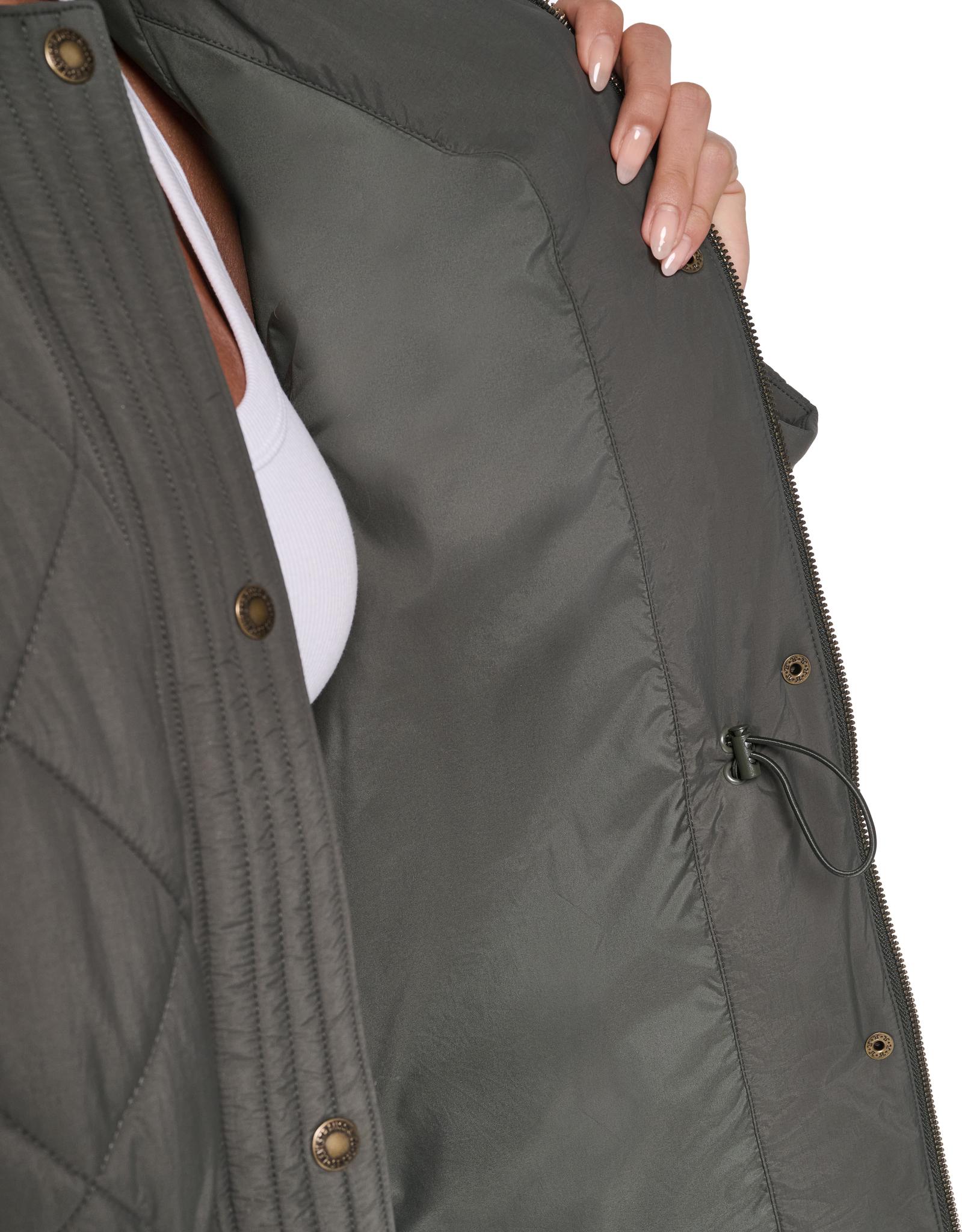 Numéro de l'image de la galerie de produits 5 pour le produit Manteau de travail matelassé à taille cintré - Femme