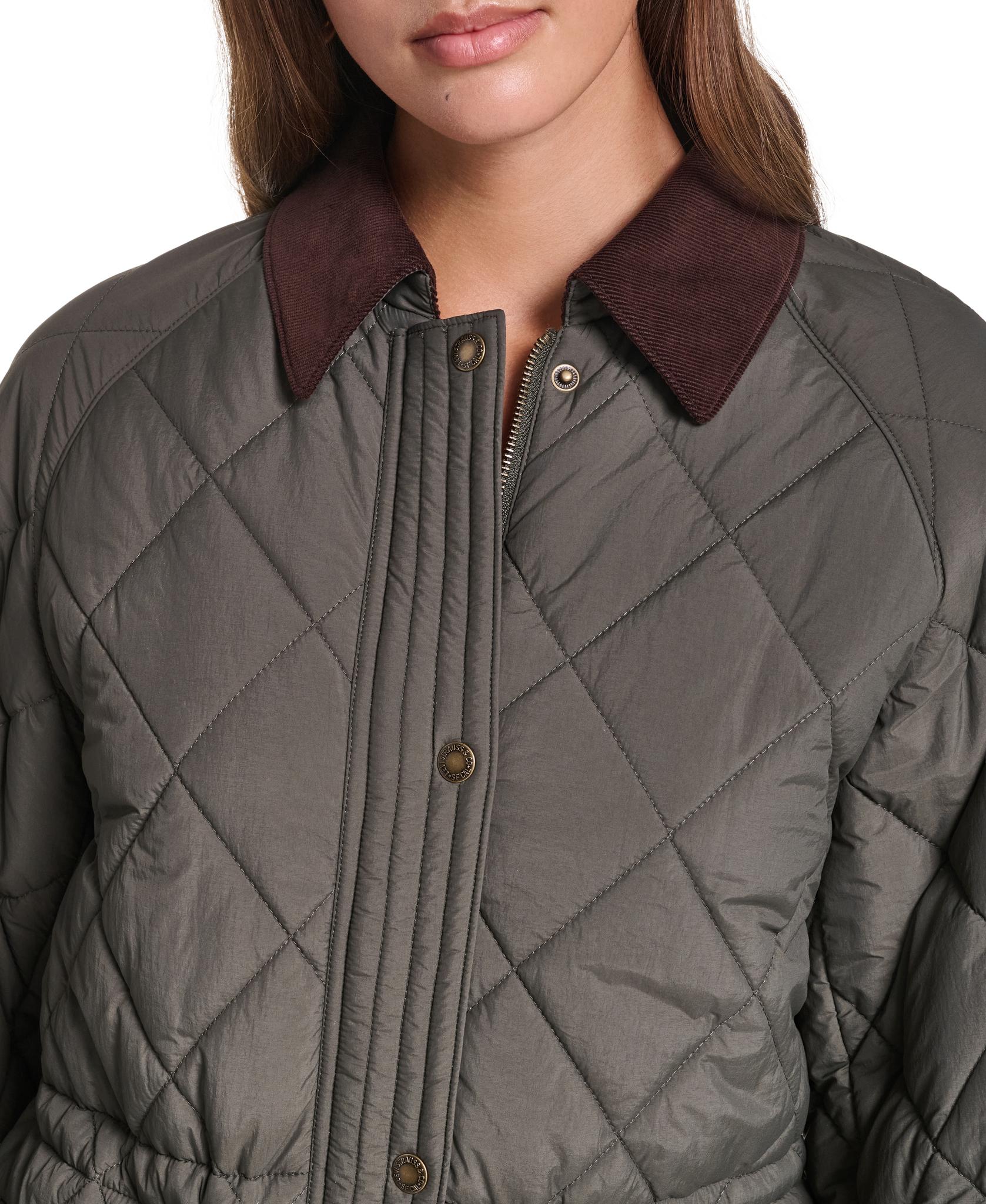 Numéro de l'image de la galerie de produits 4 pour le produit Manteau de travail matelassé à taille cintré - Femme