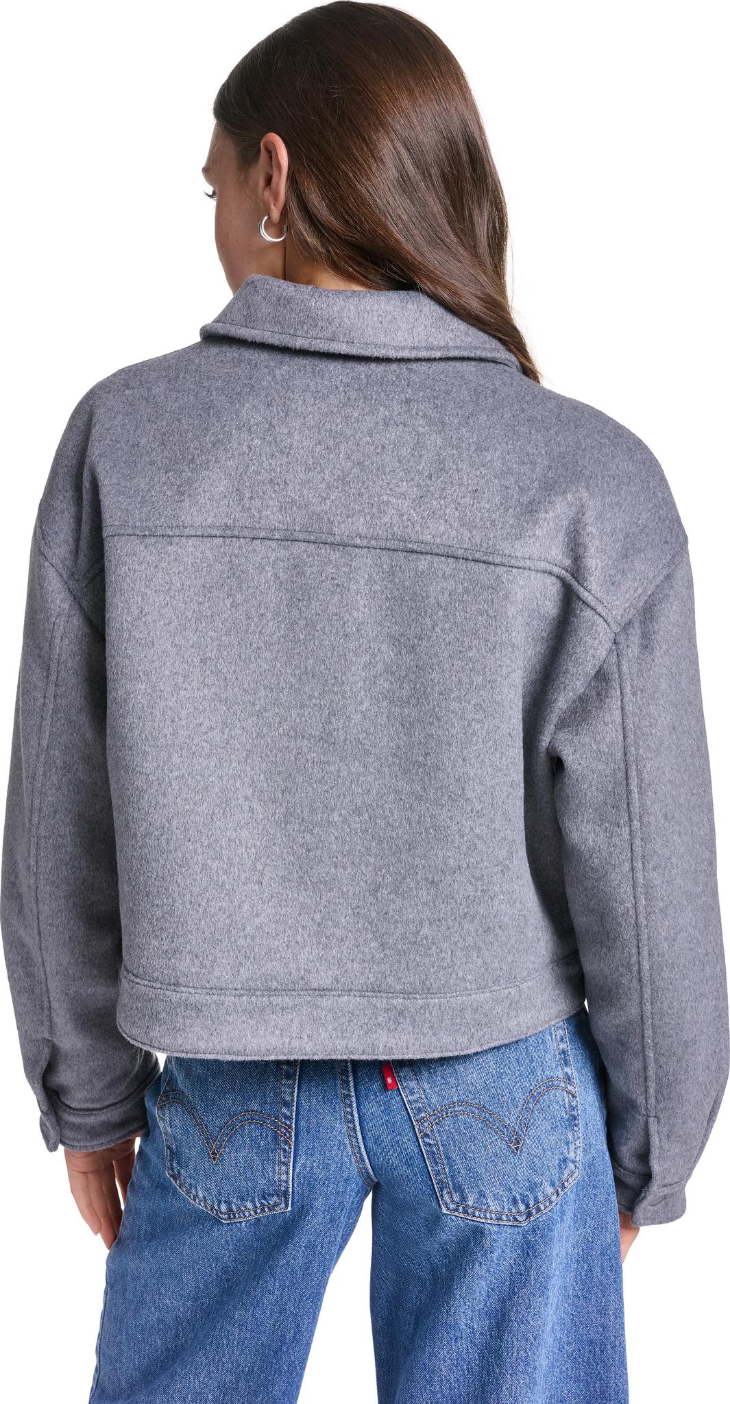 Product gallery image number 6 for product Zip Front Short Wool Jacket - Women’s