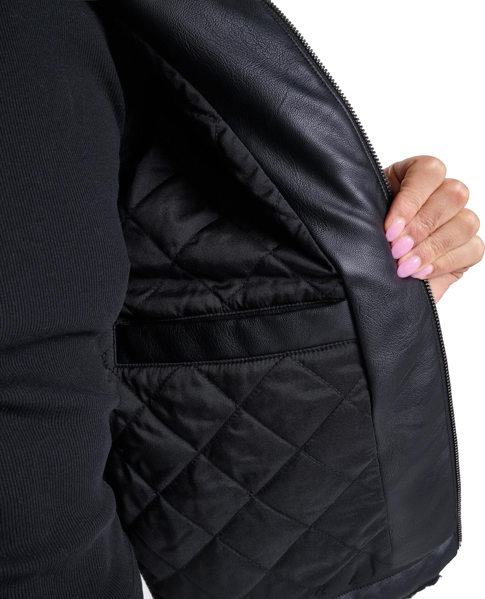 Numéro de l'image de la galerie de produits 4 pour le produit Manteau en sherpa à col en tricot - Femme