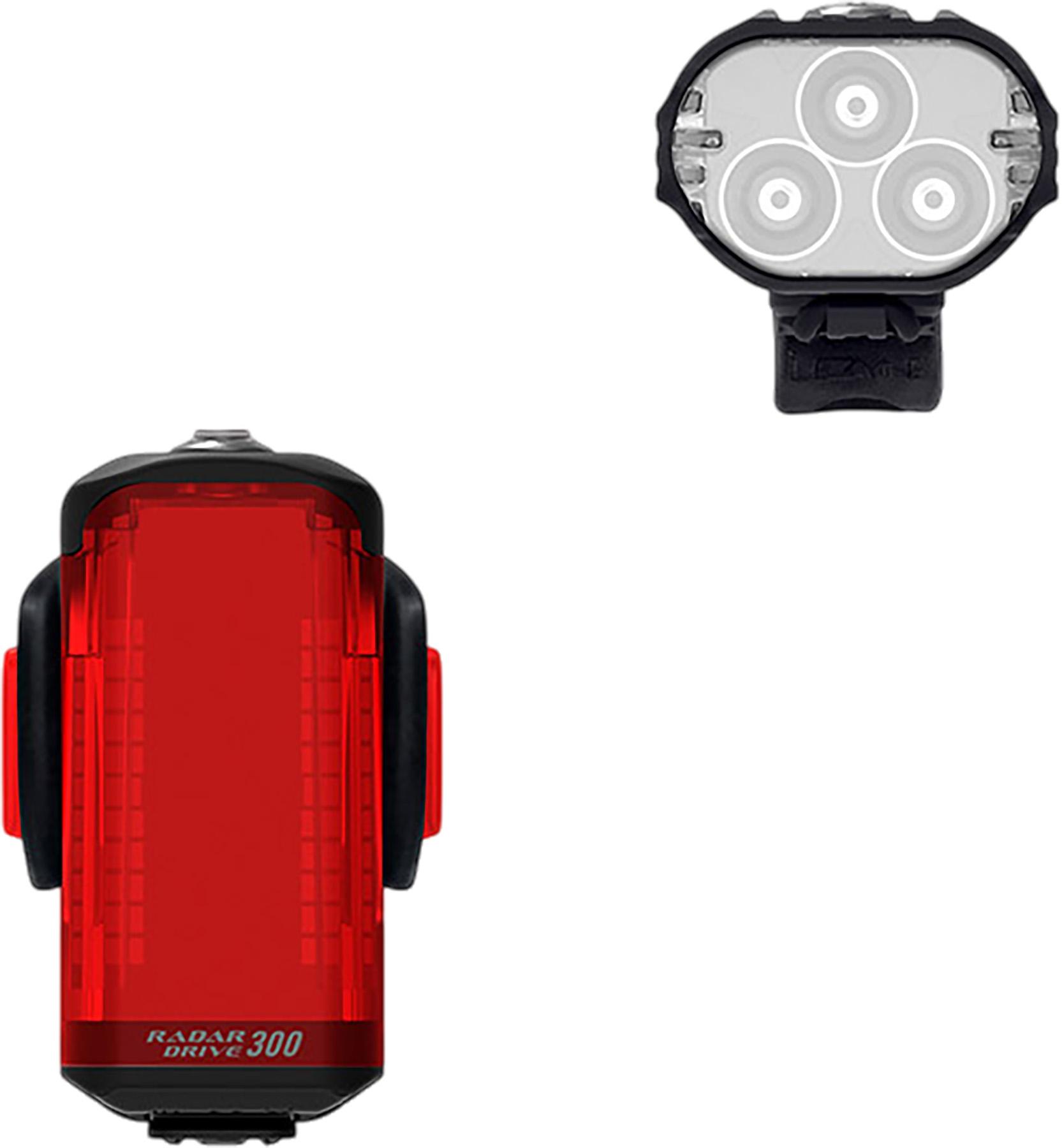 Product image for Radar React LED Front and Rear Bike Light System