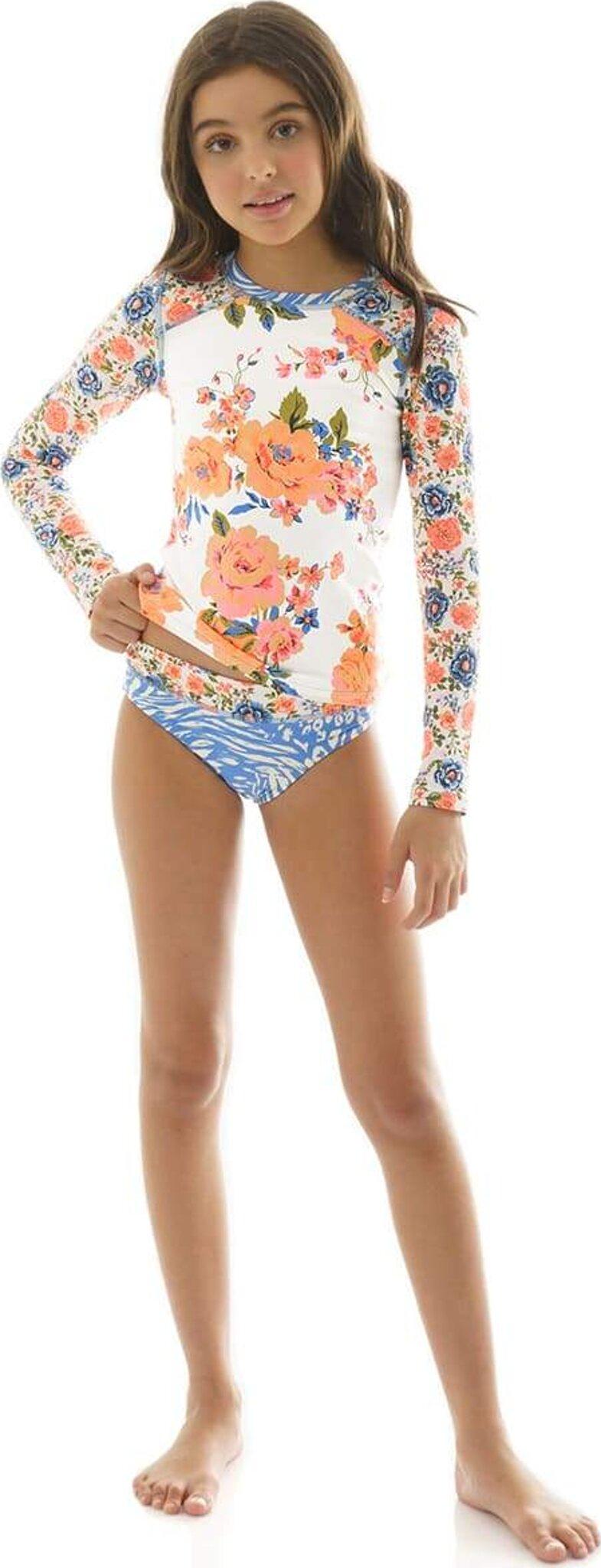 Product gallery image number 2 for product Free Spirit Odyssey Rashguard Set - Girls