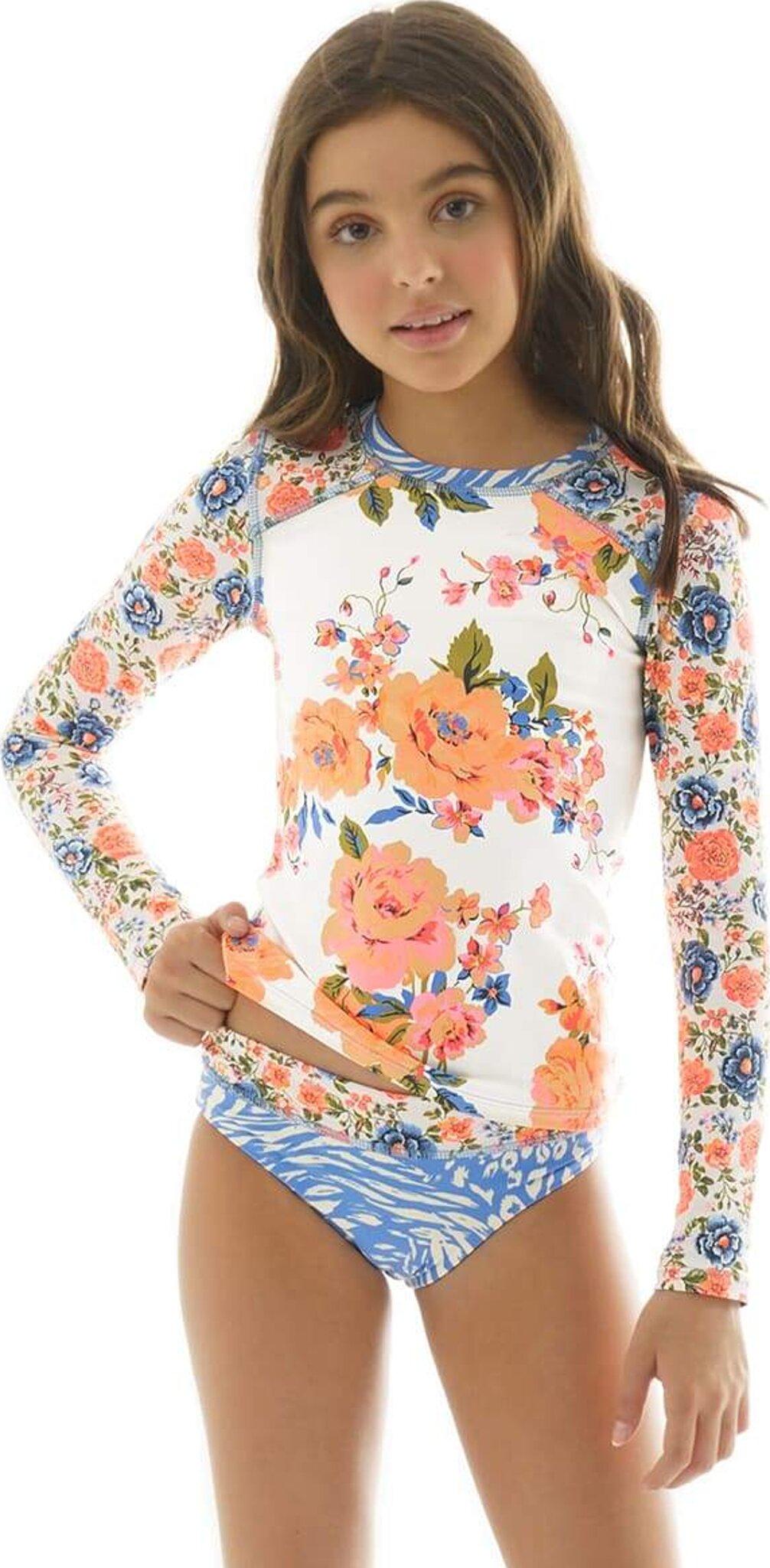 Product gallery image number 1 for product Free Spirit Odyssey Rashguard Set - Girls