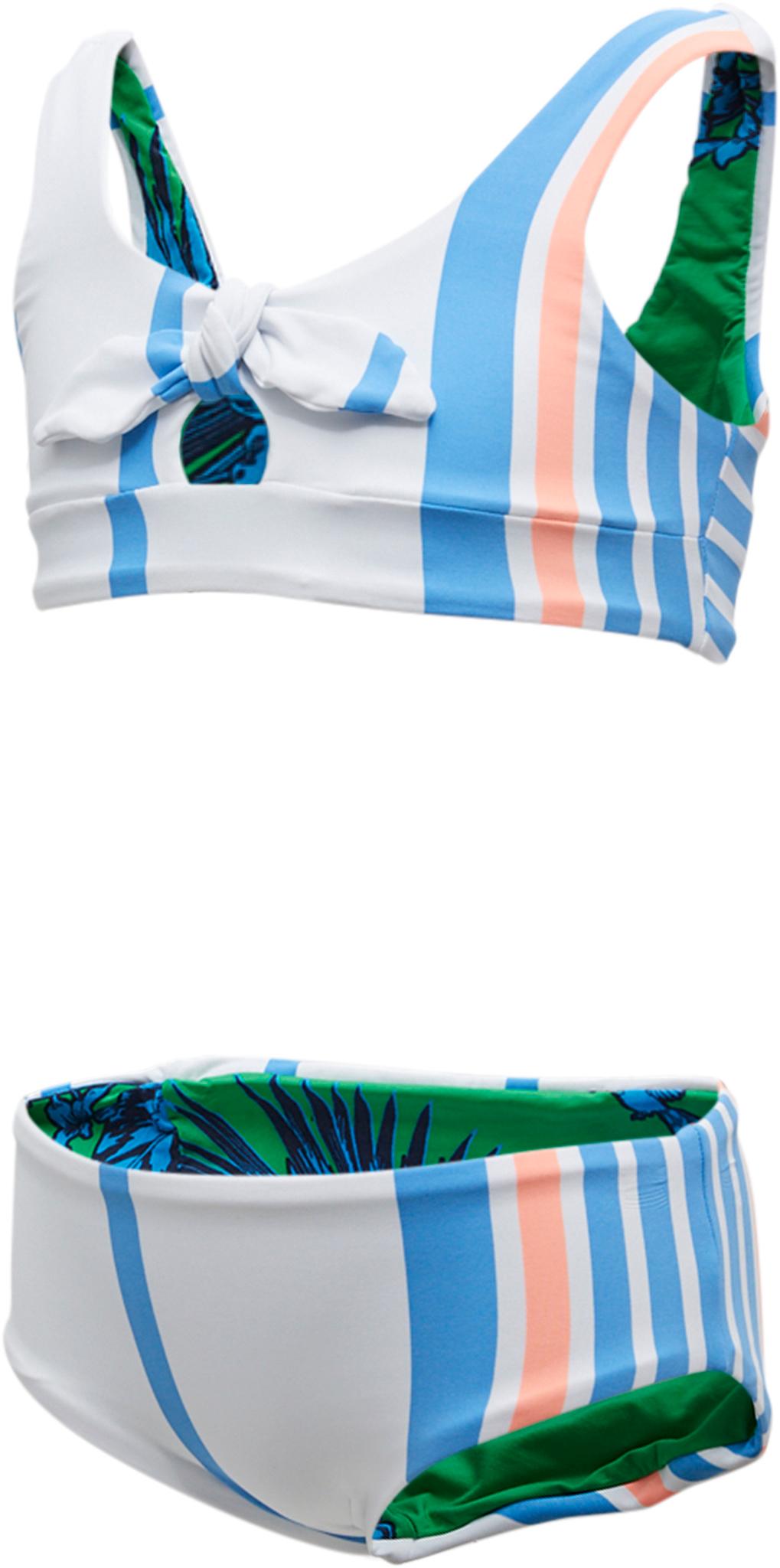 Product gallery image number 2 for product Bengal Stripe Coral Reef Bikini Set - Girls