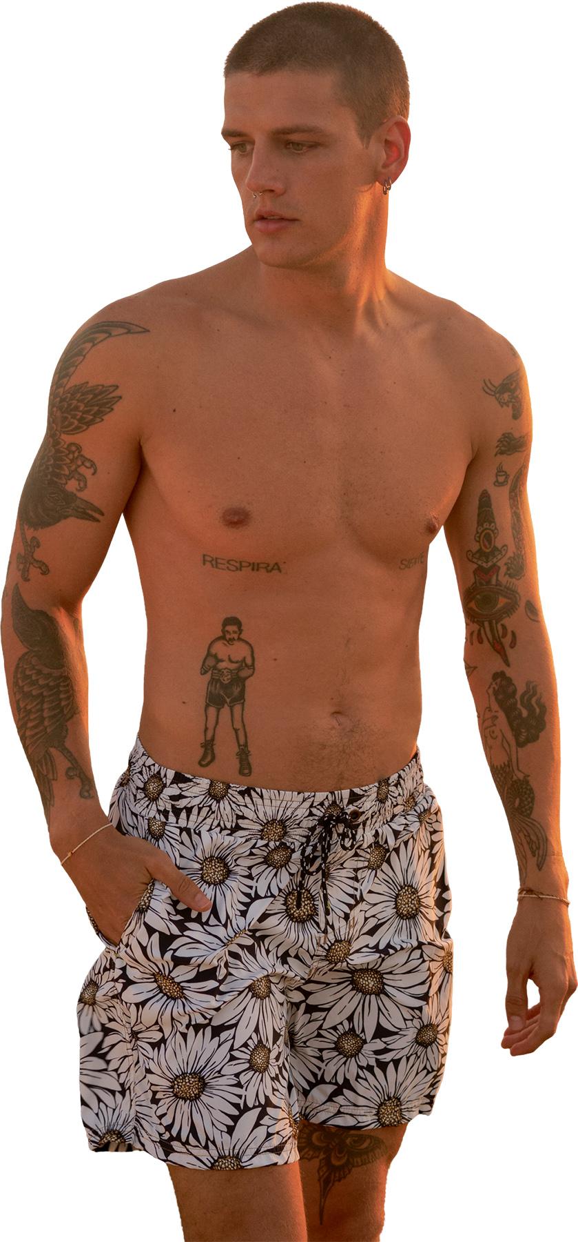 Image de produit pour Short sportif Sailor Daisy Floral - Homme