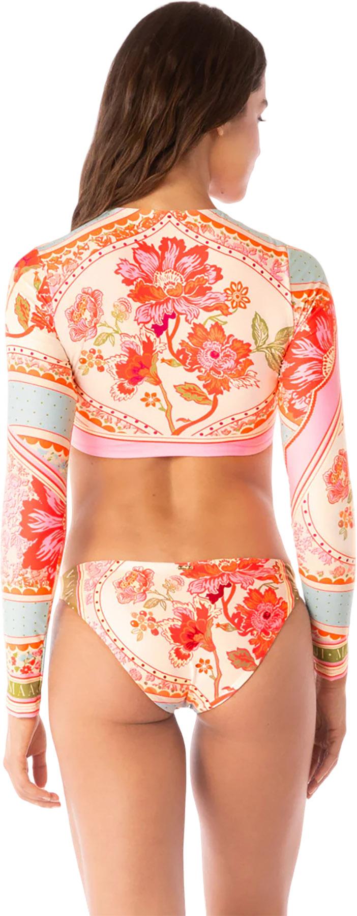 Product gallery image number 2 for product Flirt Floral Groove Low Rise Thin Side Bikini Bottom - Women's