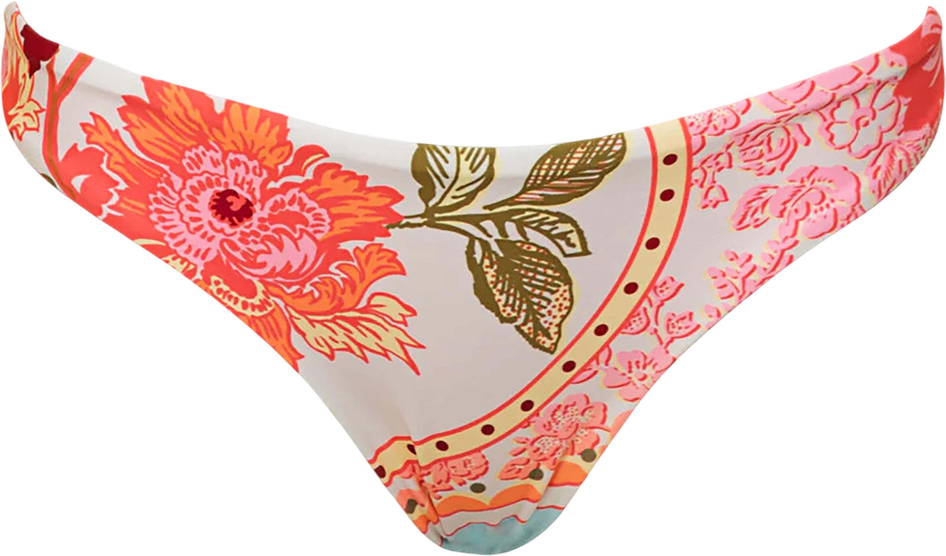 Product gallery image number 3 for product Flirt Floral Groove Low Rise Thin Side Bikini Bottom - Women's
