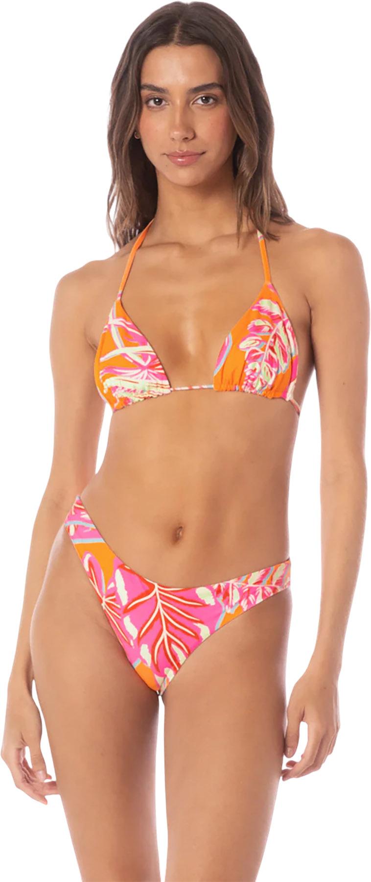 Numéro de l'image de la galerie de produits 2 pour le produit Bas de bikini taille basse à côtés fins Flirt Jungle Groove - Femme