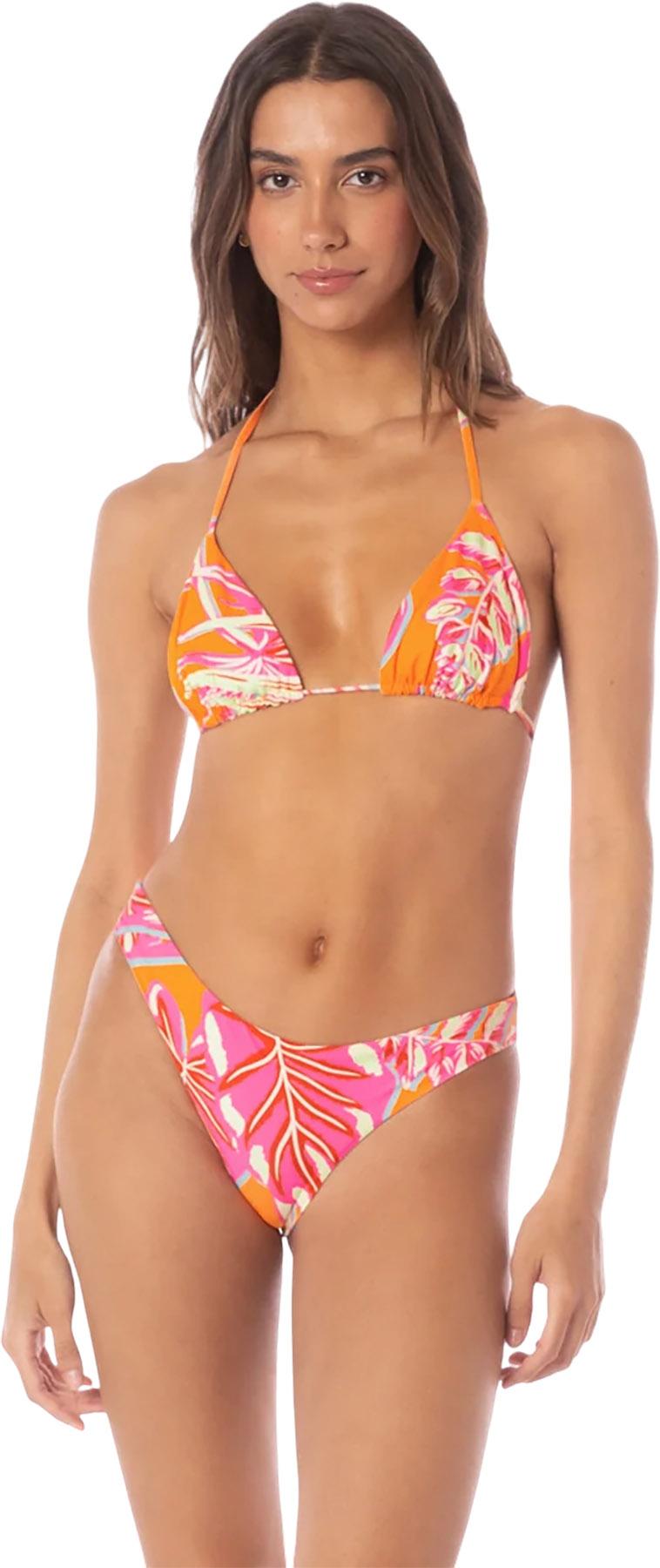 Numéro de l'image de la galerie de produits 3 pour le produit Bas de bikini taille basse à côtés fins Flirt Jungle Groove - Femme