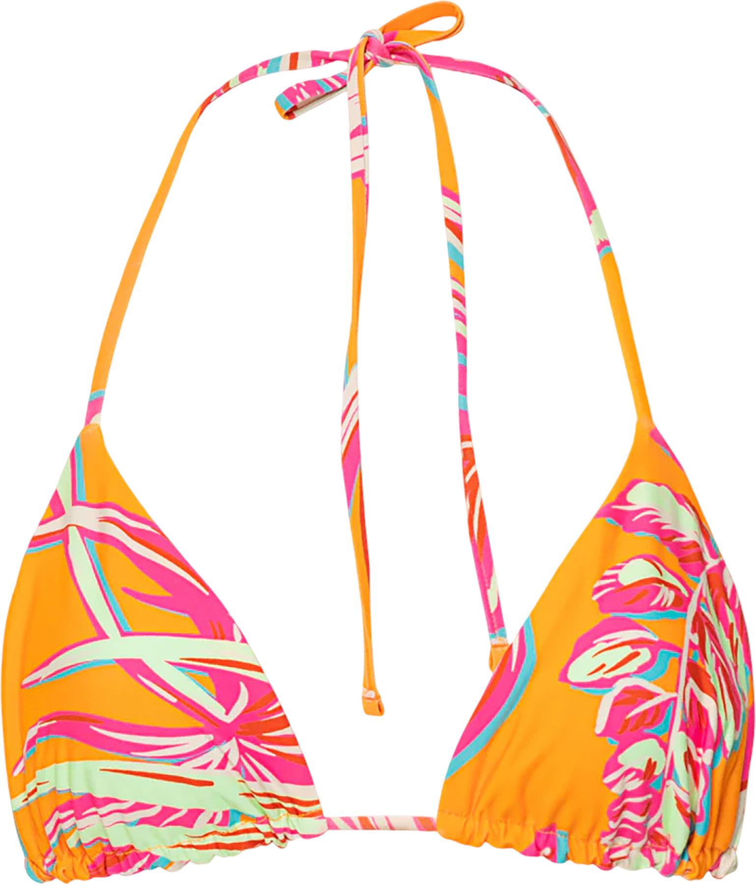 Image de produit pour Haut de bikini triangle coulissant Balmy Jungle Groove - Femme