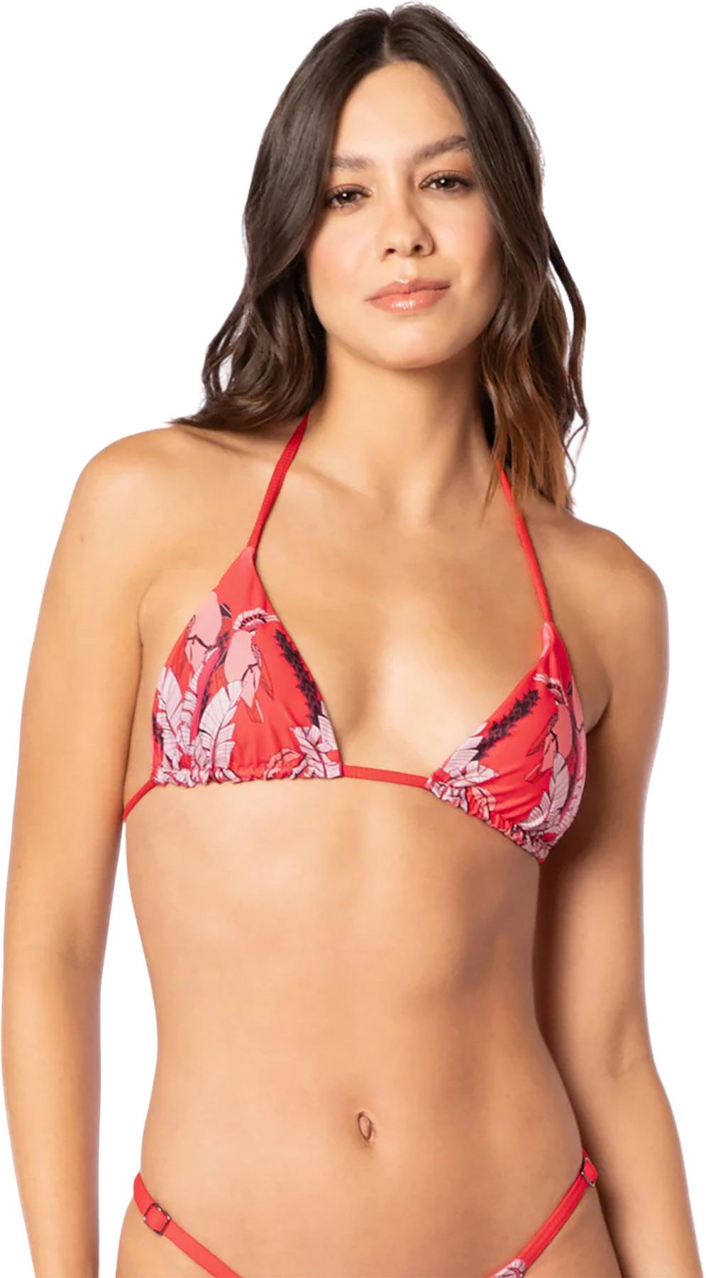 Product gallery image number 3 for product Parrot Palms Balmy Sliding Triangle Bikini Top - Women's