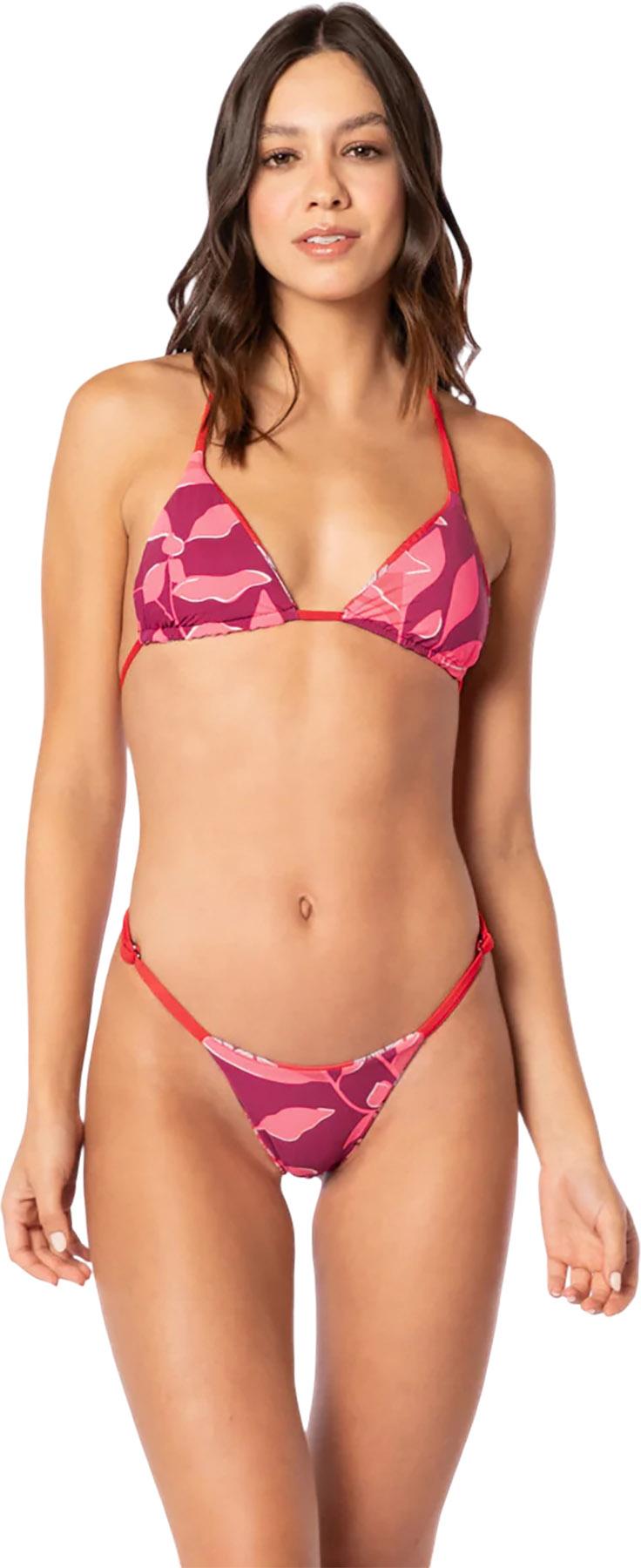 Product image for Parrot Palms Balmy Sliding Triangle Bikini Top - Women's