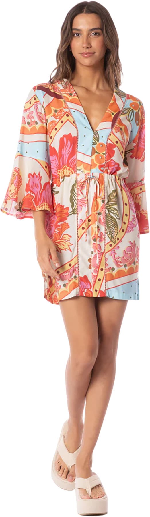 Product gallery image number 4 for product Floral Groove Joy Kaftan - Women's