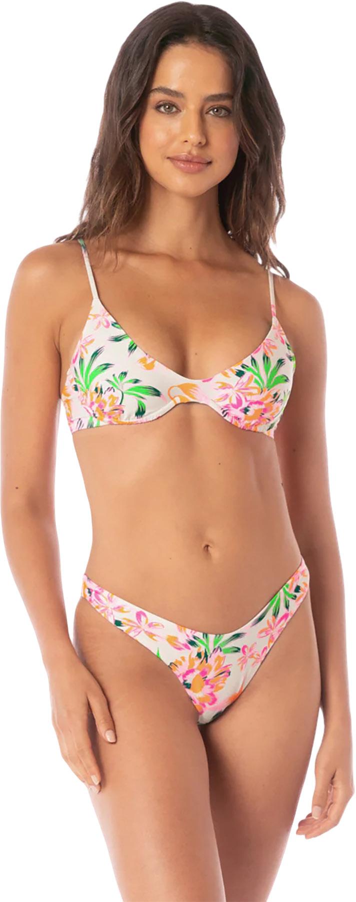 Product gallery image number 4 for product Splendour Bubbly Blossom Regular Rise Thin Side Bikini Bottom - Women's