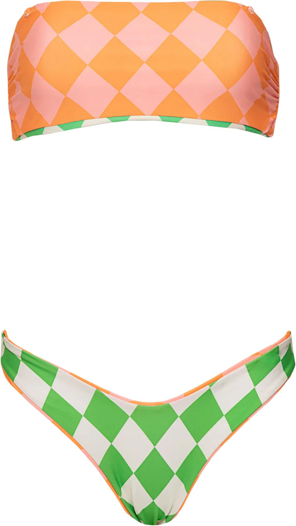 Product image for Splendour Diamond Sour Regular Rise Thin Side Bikini Bottom - Women's