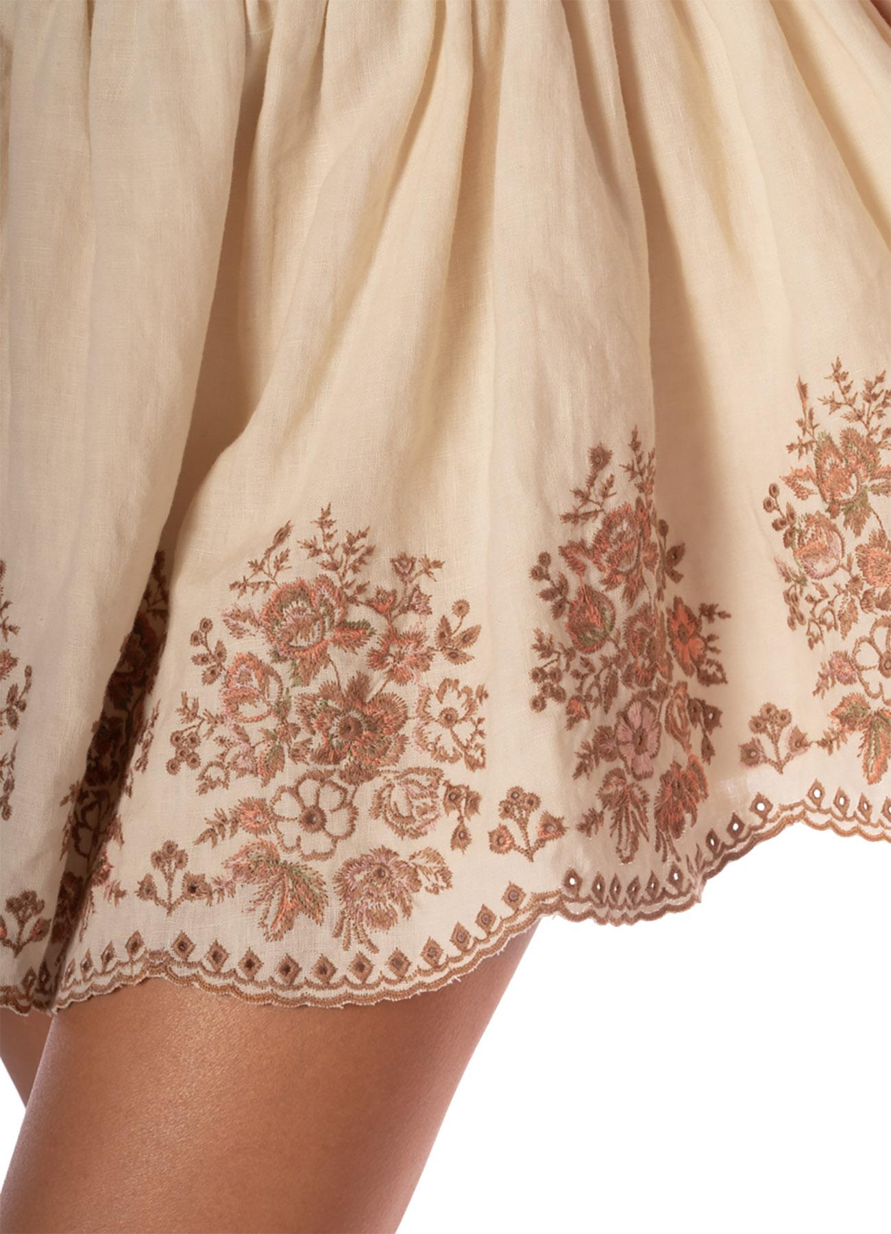 Numéro de l'image de la galerie de produits 3 pour le produit Robe courte Vintage Ivory Richi - Femme