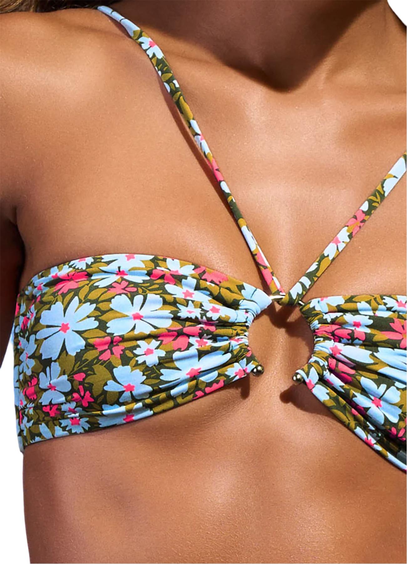 Numéro de l'image de la galerie de produits 4 pour le produit Haut de bikini bandeau sans bretelles Halfmoon Ditsyduo - Femme