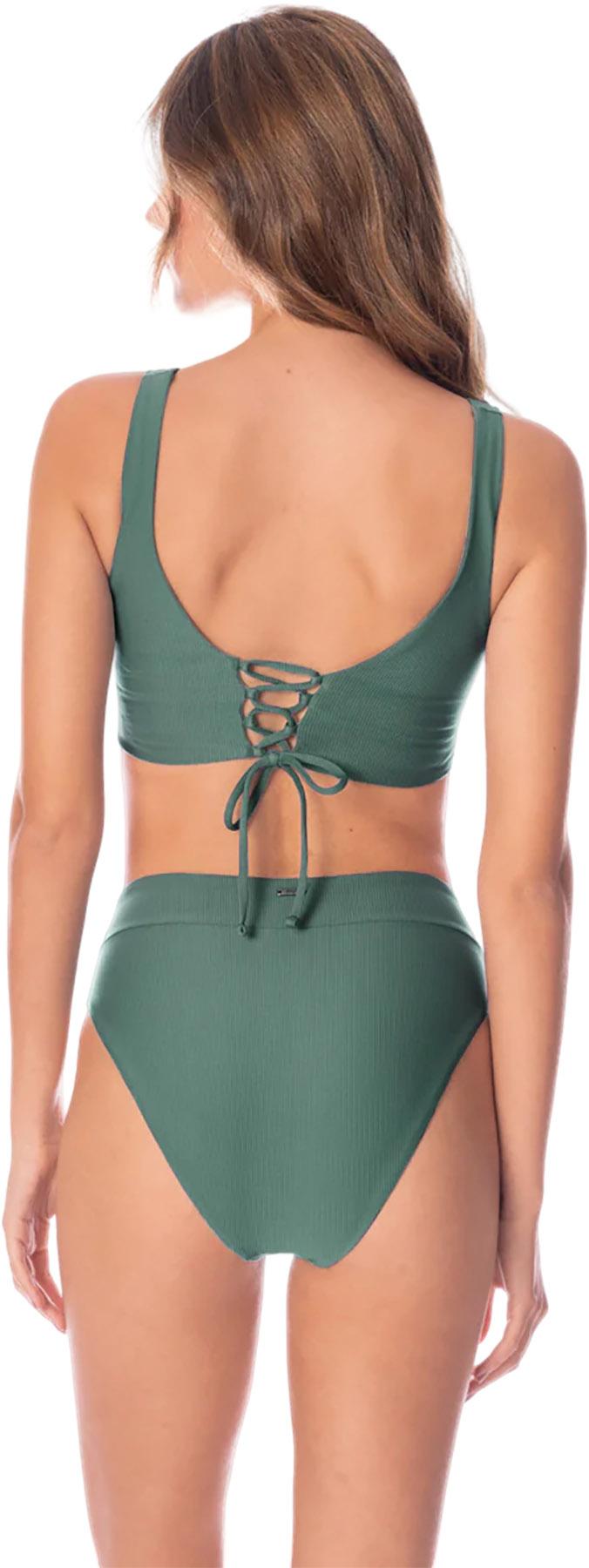 Product gallery image number 2 for product Allure Eucalyptus Green Bikini Top - Women's
