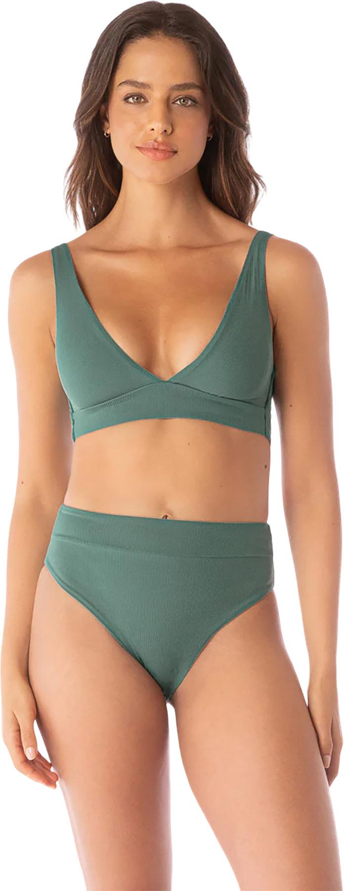 Product gallery image number 5 for product Allure Eucalyptus Green Bikini Top - Women's