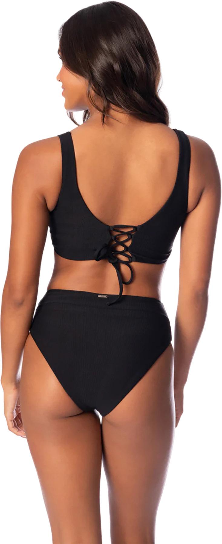 Product gallery image number 2 for product Allure Jade Black Bikini Top - Women's