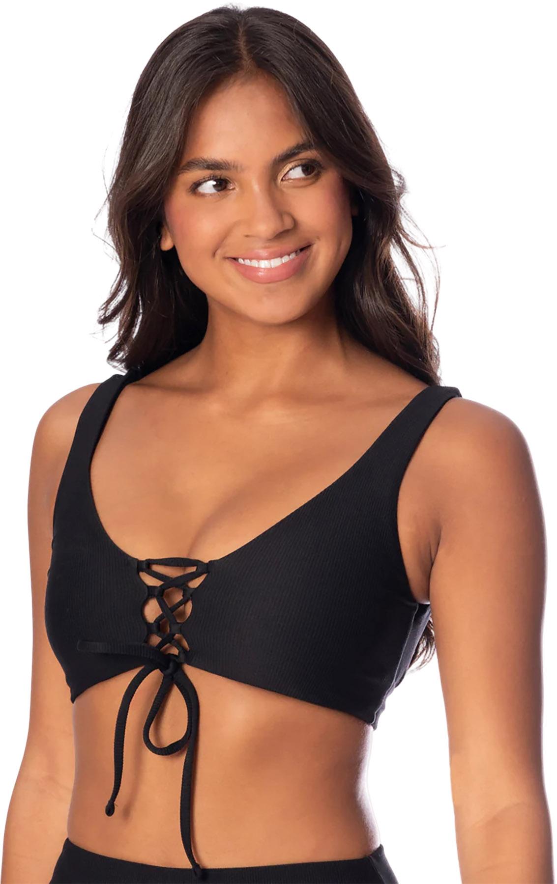 Product gallery image number 3 for product Allure Jade Black Bikini Top - Women's