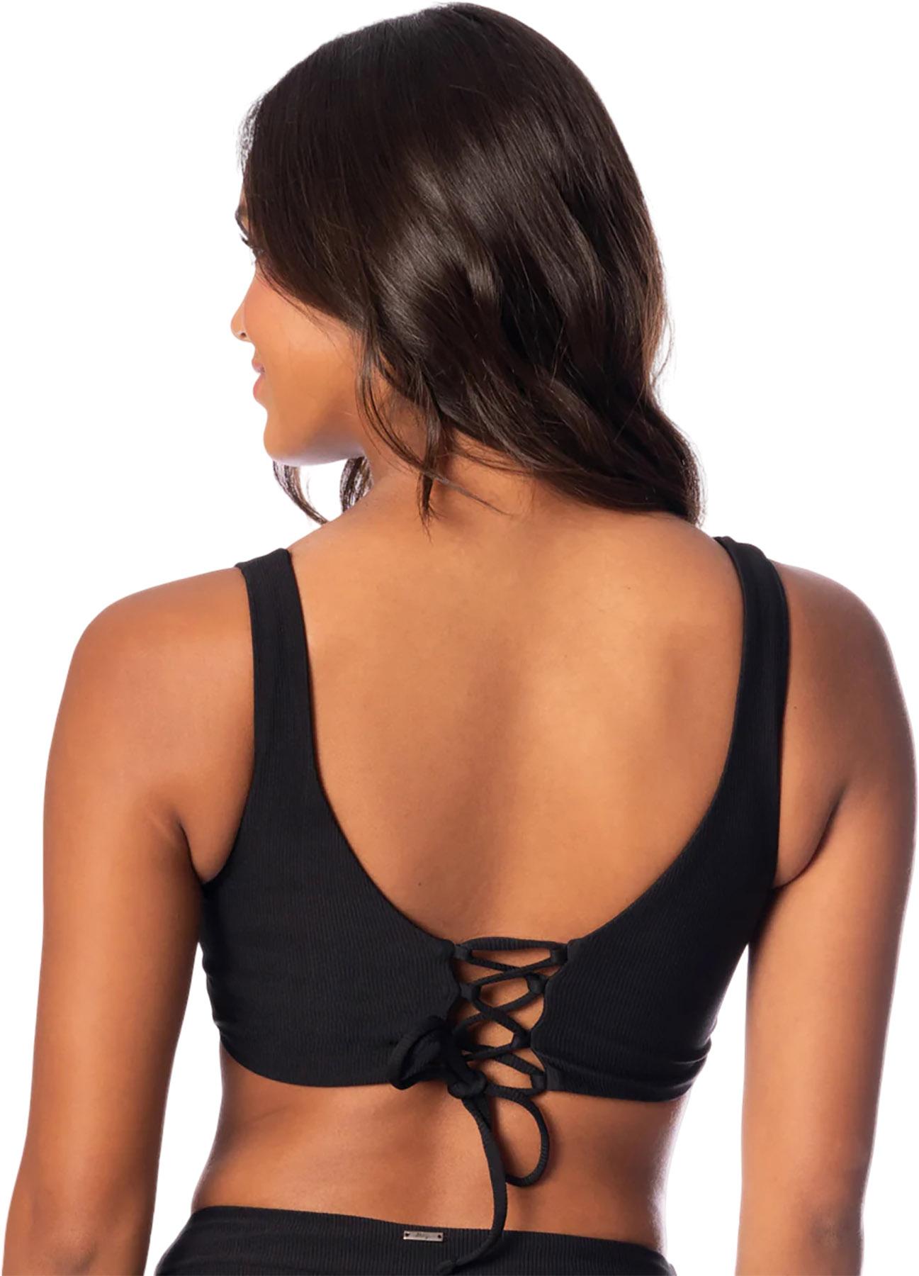 Product gallery image number 4 for product Allure Jade Black Bikini Top - Women's