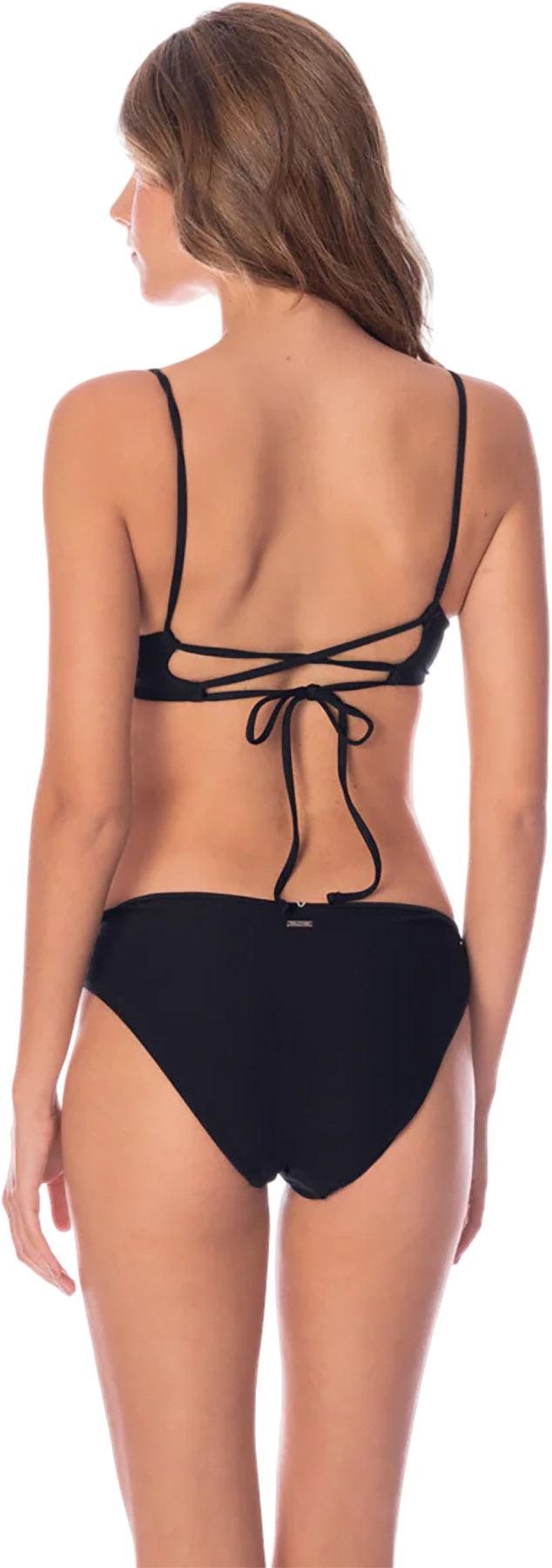 Product gallery image number 2 for product Sublimity Jade Black Regular Rise Classic Bikini Bottom - Women's