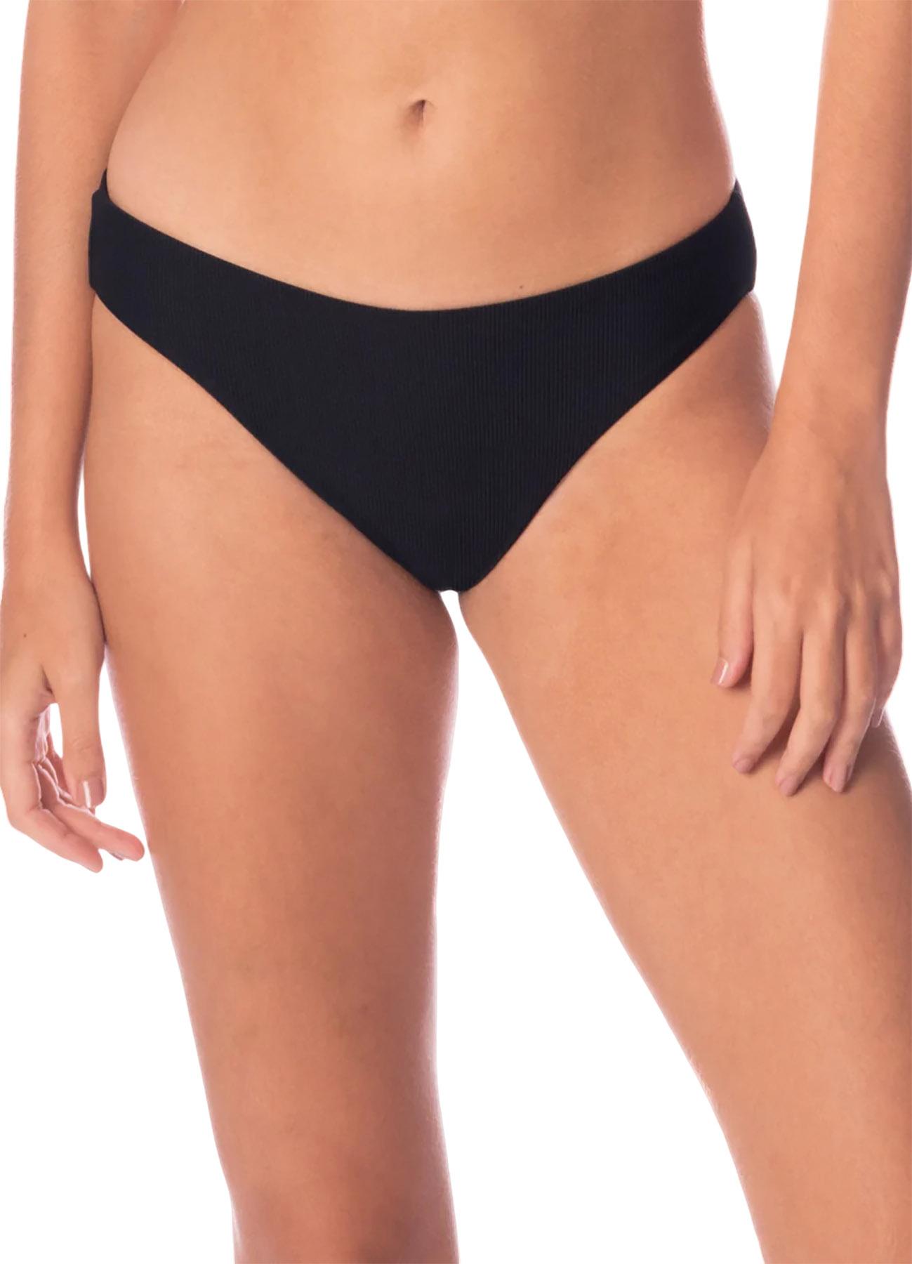 Product gallery image number 3 for product Sublimity Jade Black Regular Rise Classic Bikini Bottom - Women's