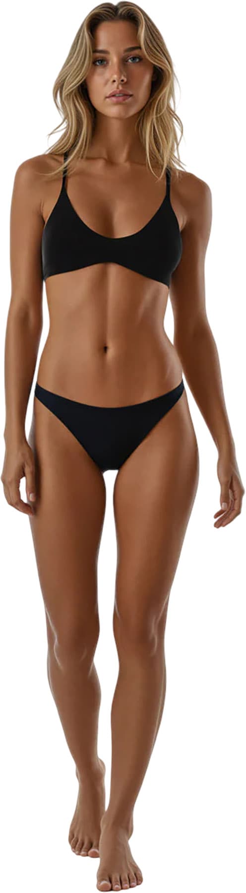 Product gallery image number 3 for product Creta Black Classic Bralette Bikini Top - Women's