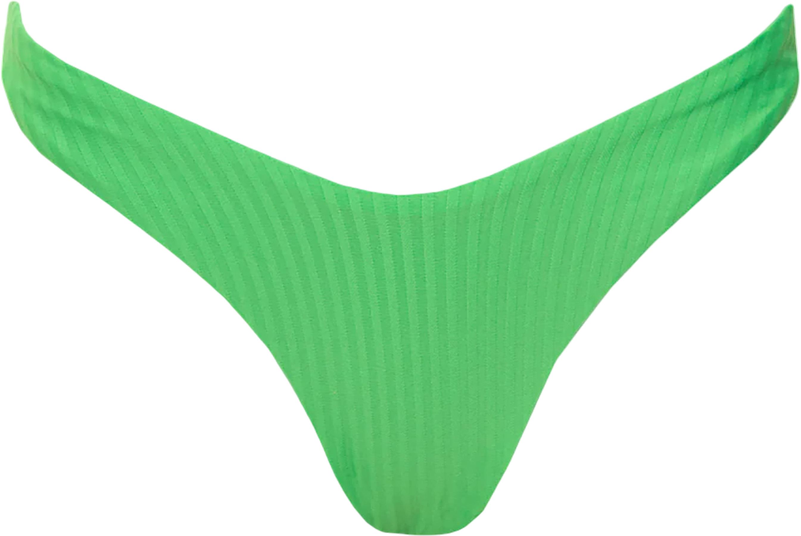 Product gallery image number 3 for product Splendour Mojito Green Regular Rise Thin Side Bikini Bottom - Women's