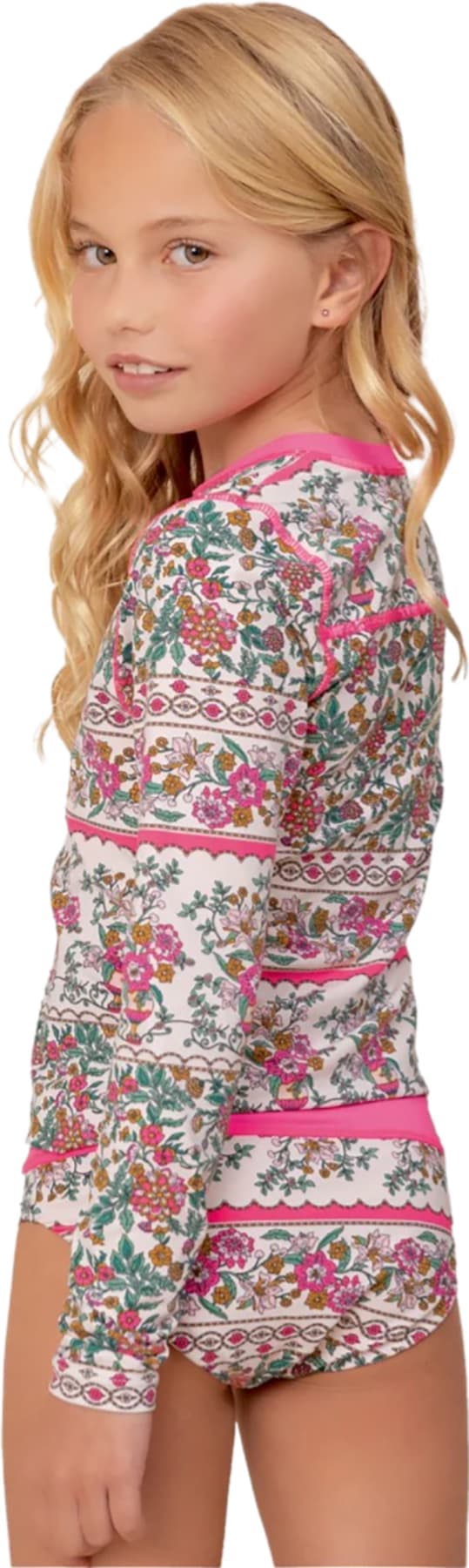 Product gallery image number 2 for product Odyssey Ornamental Vintage Rashguard Set - Girls