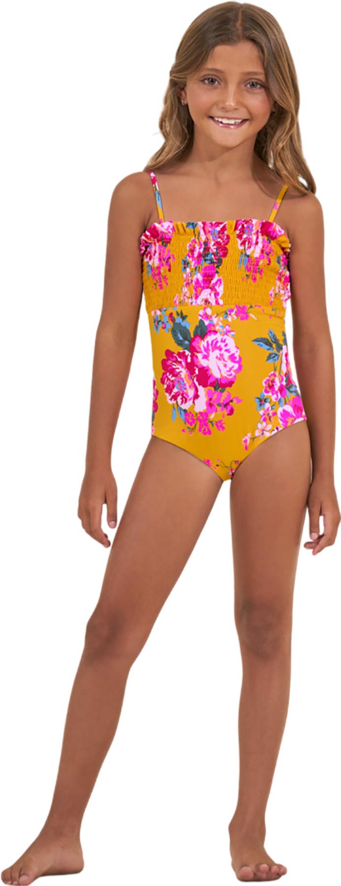 Numéro de l'image de la galerie de produits 1 pour le produit Maillot de bain une pièce Becharm Bouquet - Fille