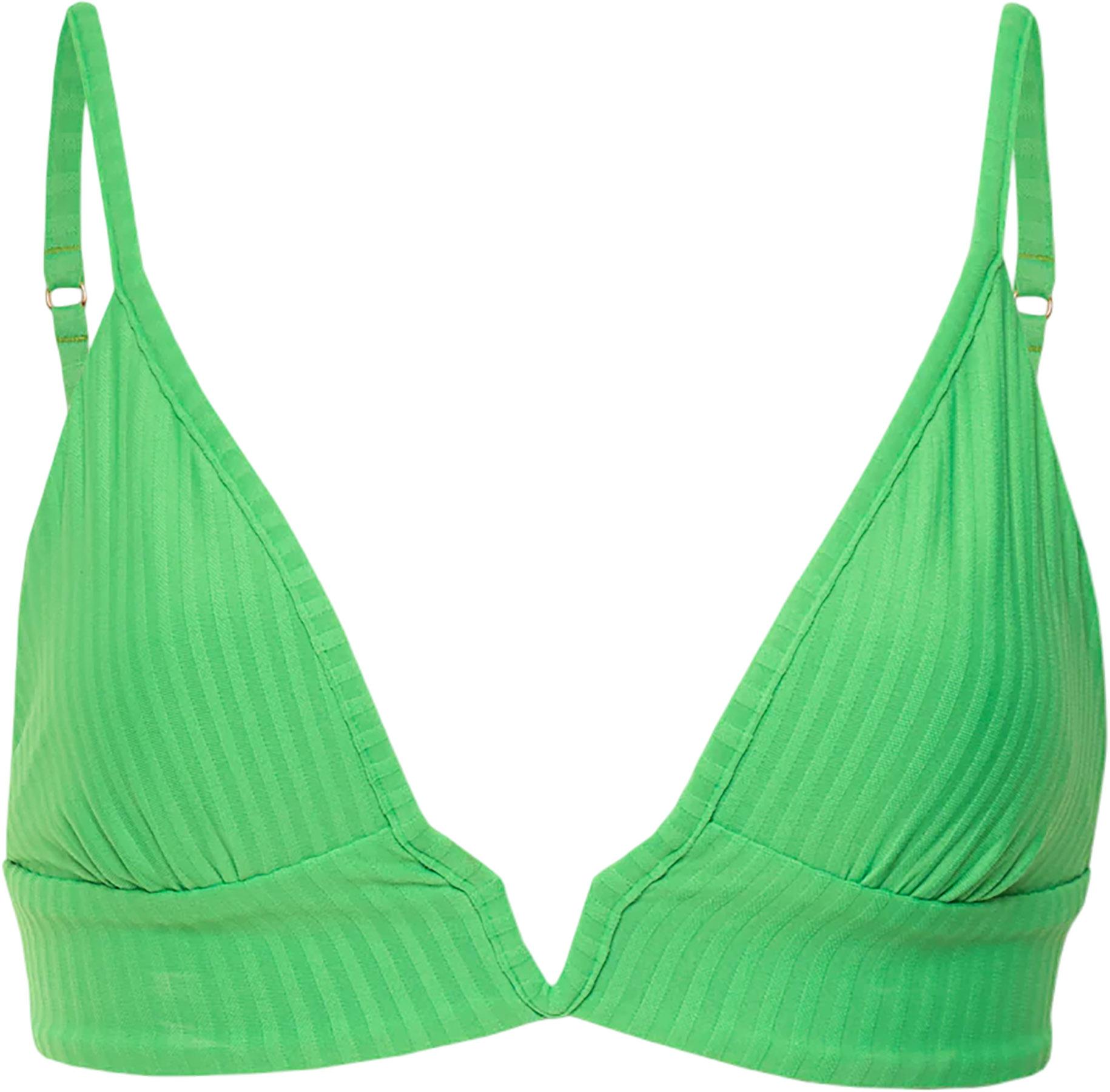 Product gallery image number 4 for product Paradiso Mojito Green Long Line Triangle Bikini Top - Women's
