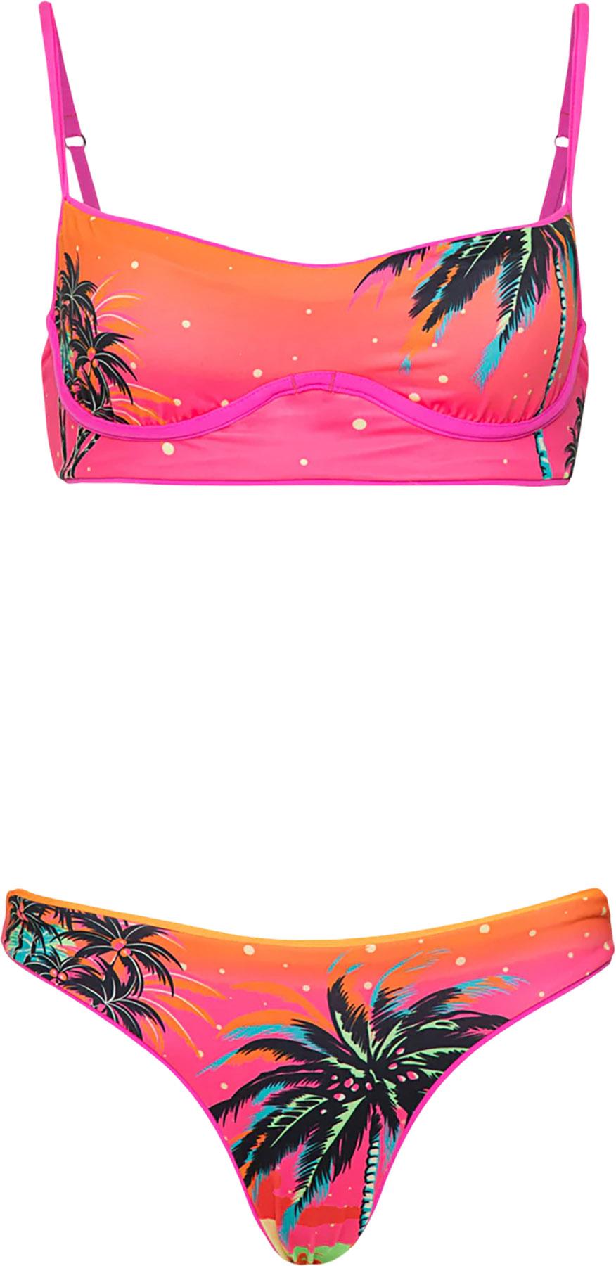Product image for Shore Poppy Pink Unmolded Underwire Bikini Top - Women's